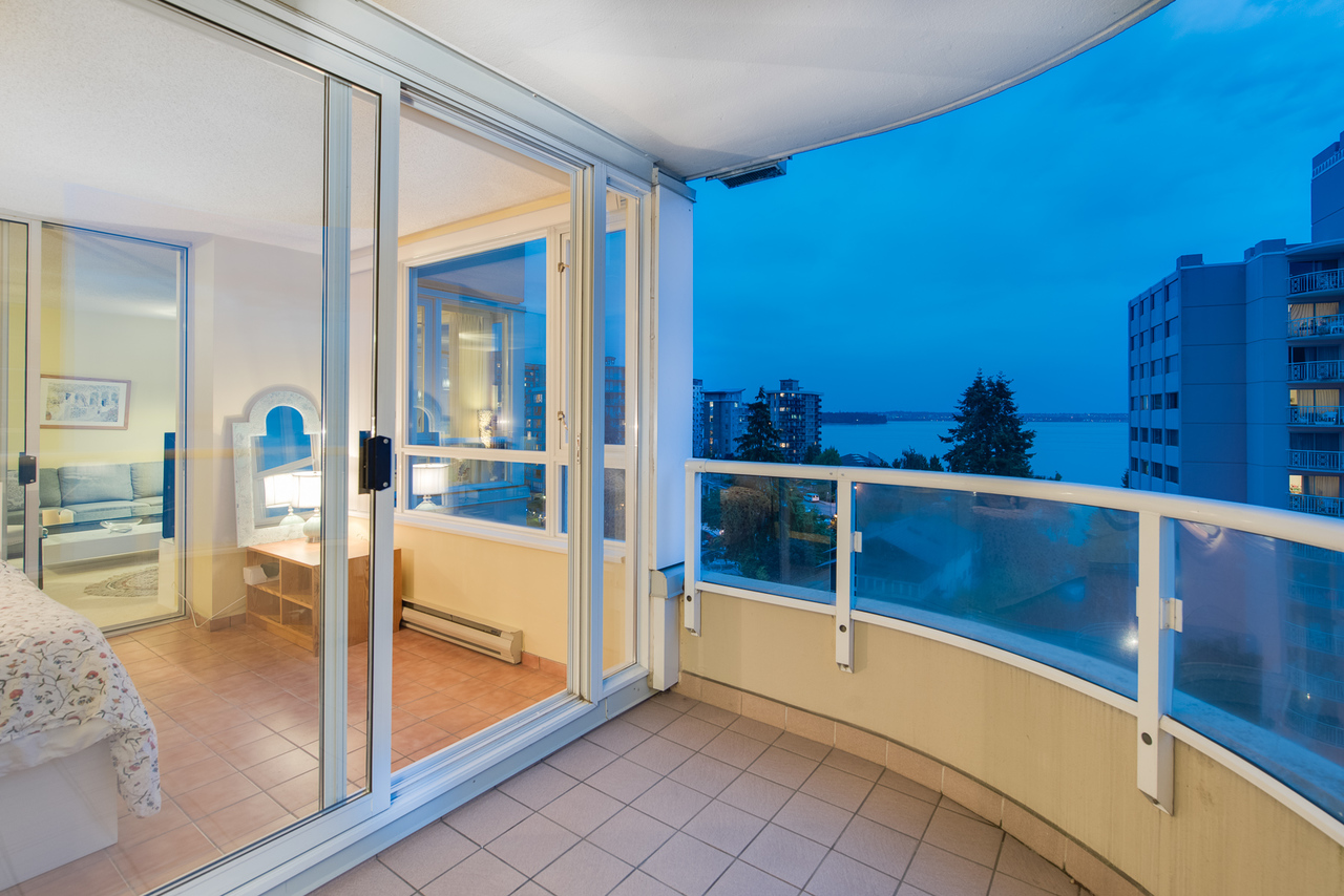 balcony at 802 - 2203 Bellevue, Dundarave, West Vancouver