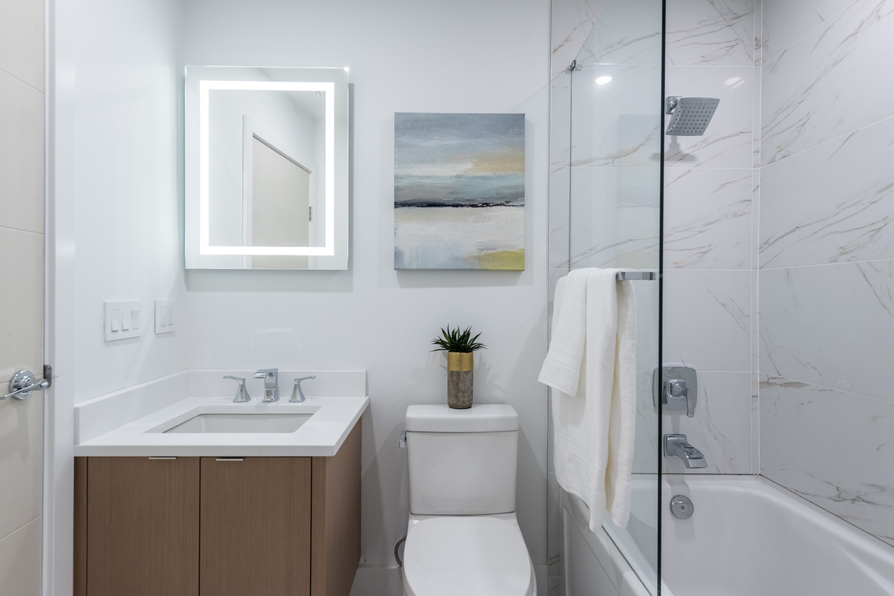 bathroom at 508 - 1239 Georgia, Coal Harbour, Vancouver West