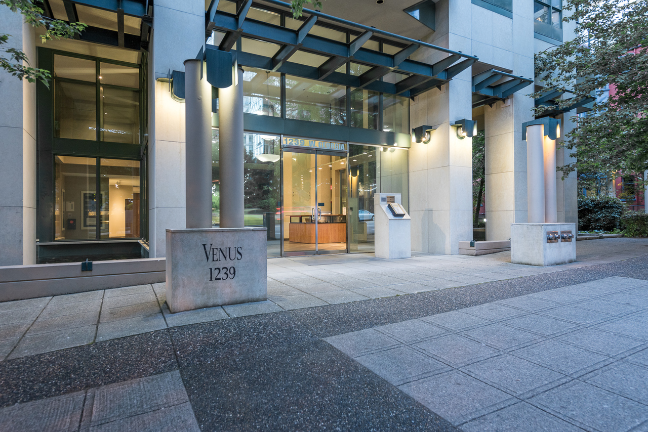 exterior-2 at 508 - 1239 Georgia, Coal Harbour, Vancouver West