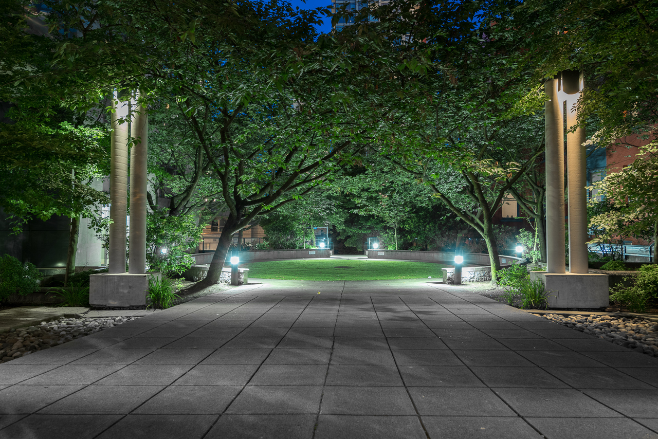 nightime at 508 - 1239 Georgia, Coal Harbour, Vancouver West