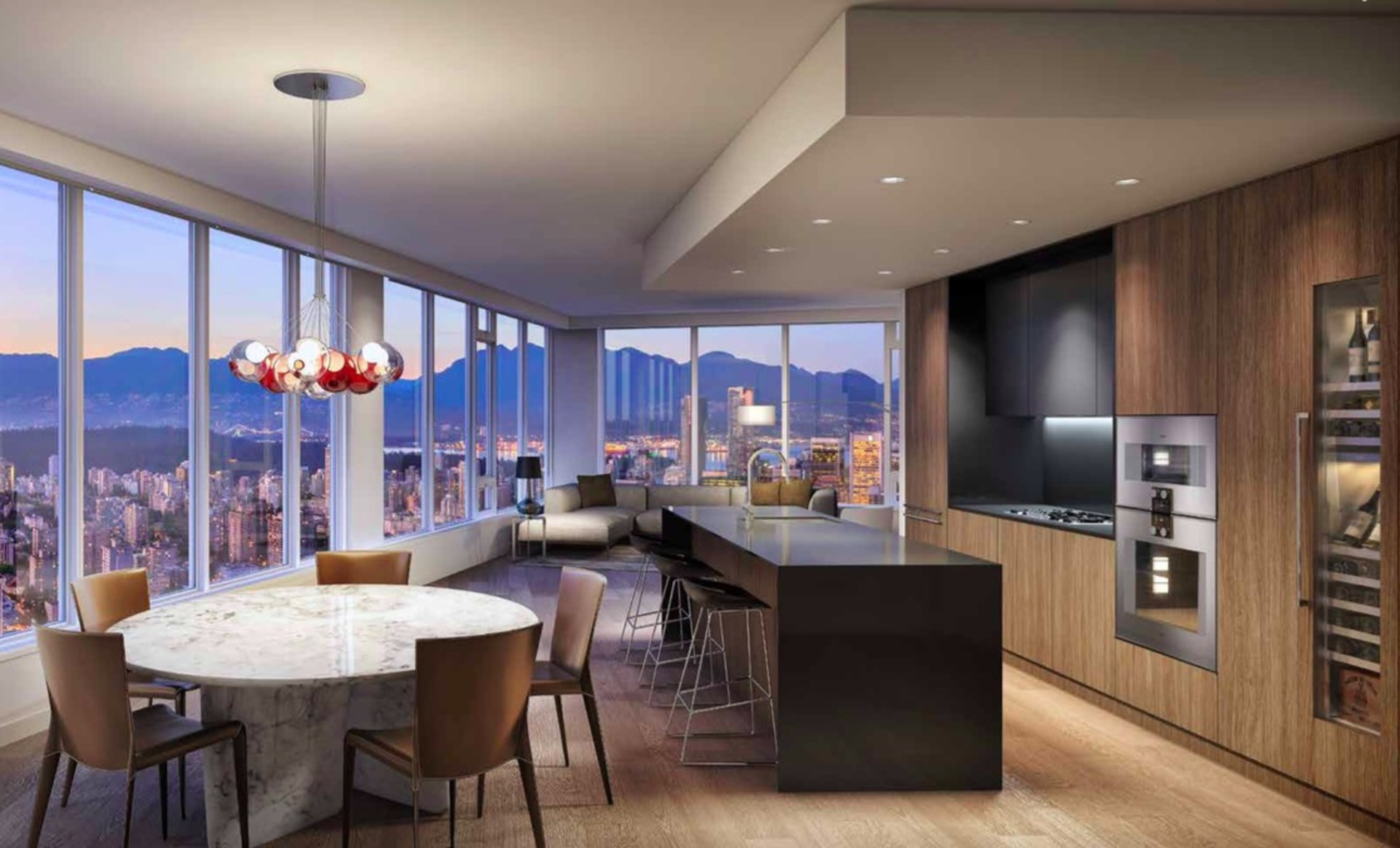 Unit Renderings at 4306 - 1289 Hornby Street, Downtown VW, Vancouver West