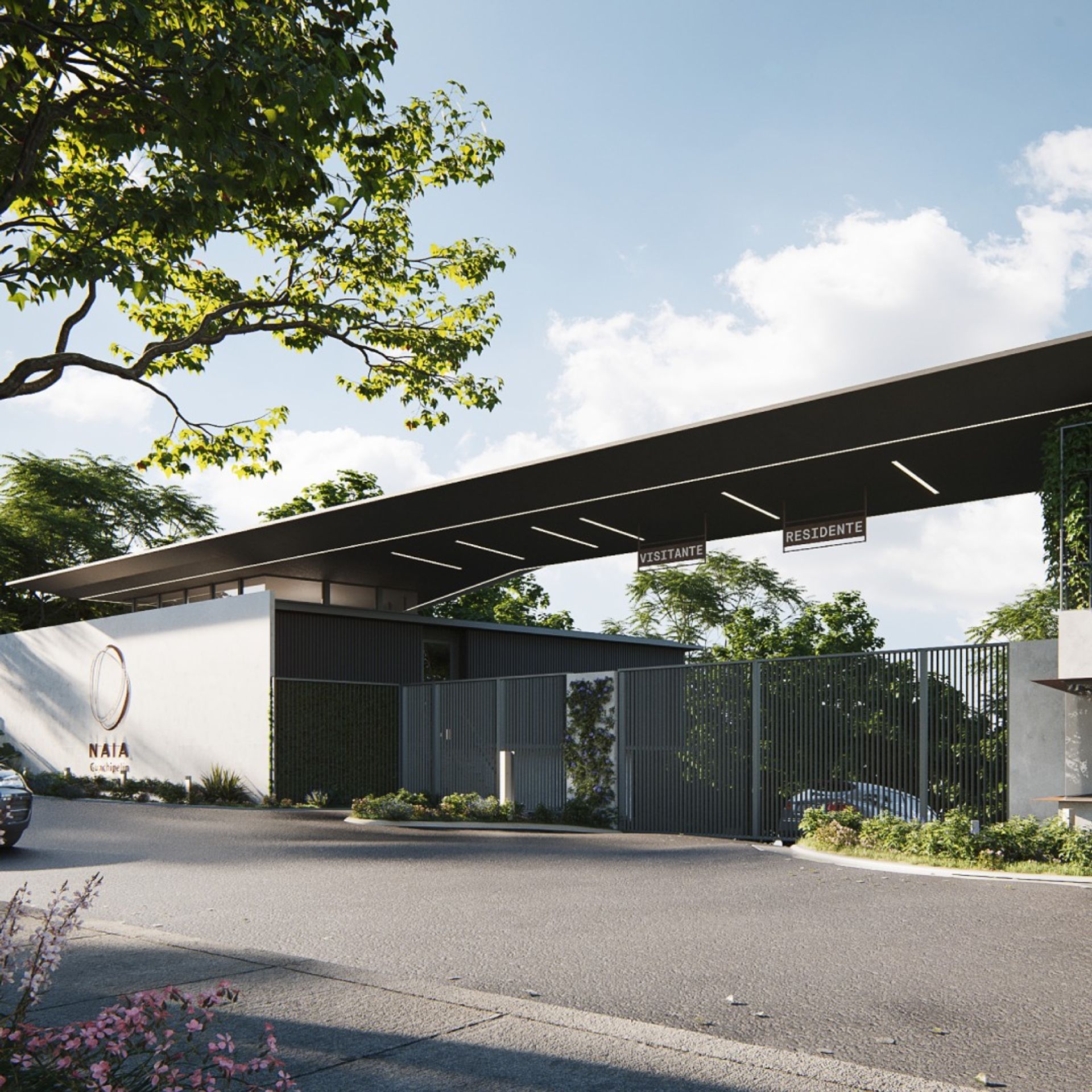 Fachada model 3 Naia Guachipelin de escazu townhome townhuse casa adosada escazu