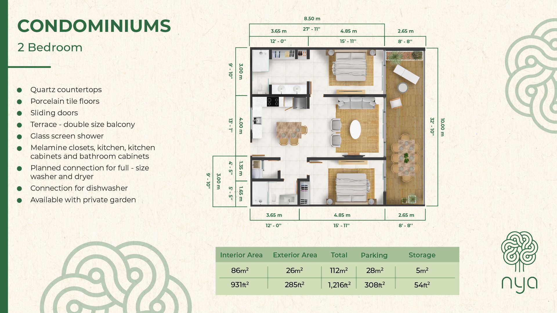 2 bedroom condo for sale NYA Guanacaste - Condo Near International airport Liberia Guanacaste