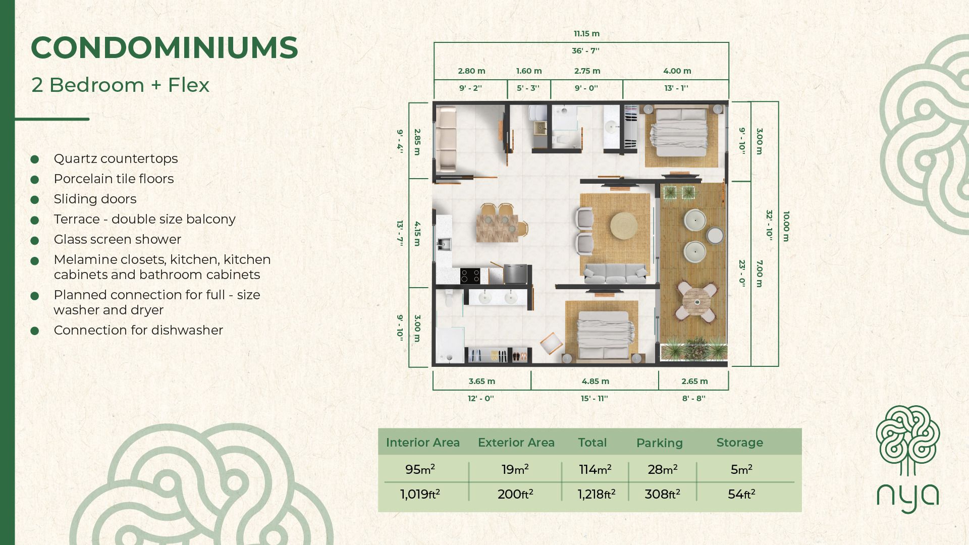 2-bedroom-flex 2 bedroom condo for sale NYA Guanacaste - Condo Near International airport Liberia Guanacaste