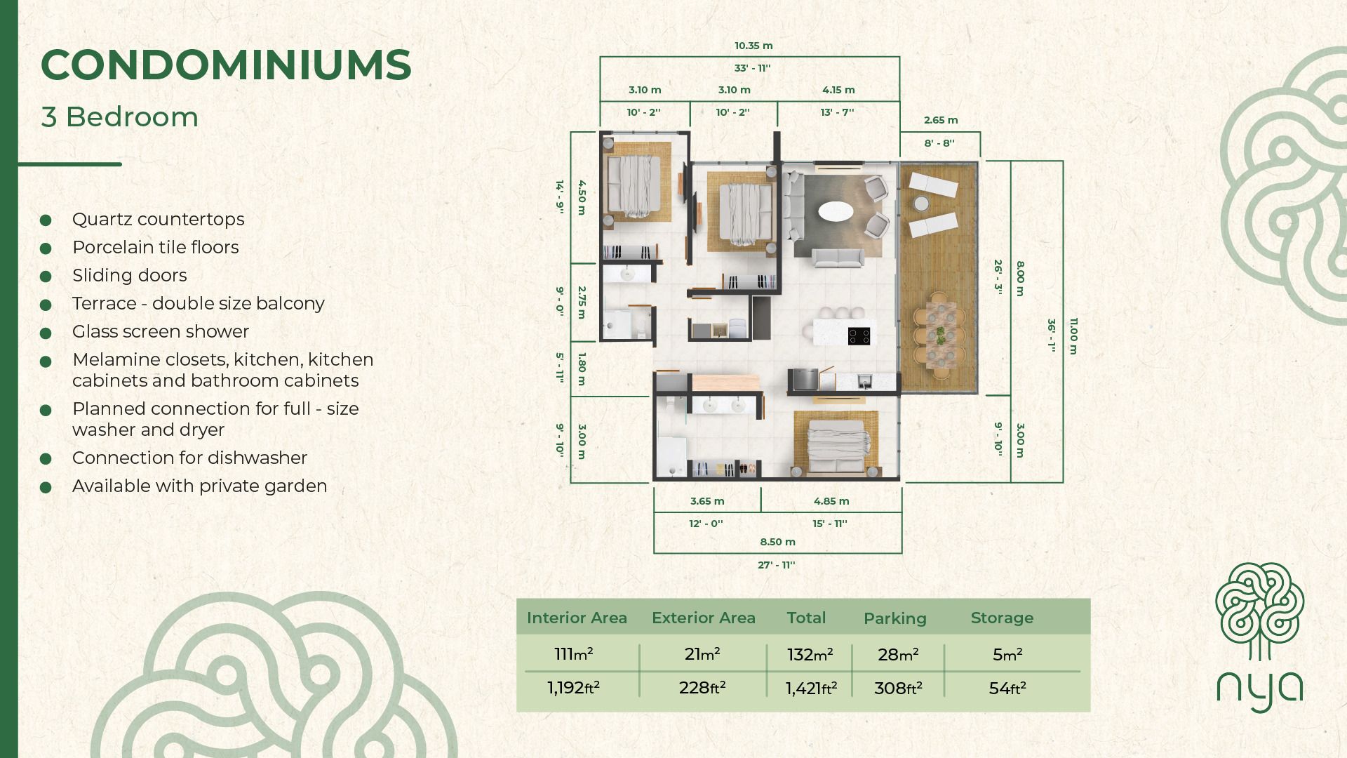 3-bedroom condo for sale NYA Guanacaste - Condo Near International airport Liberia Guanacaste