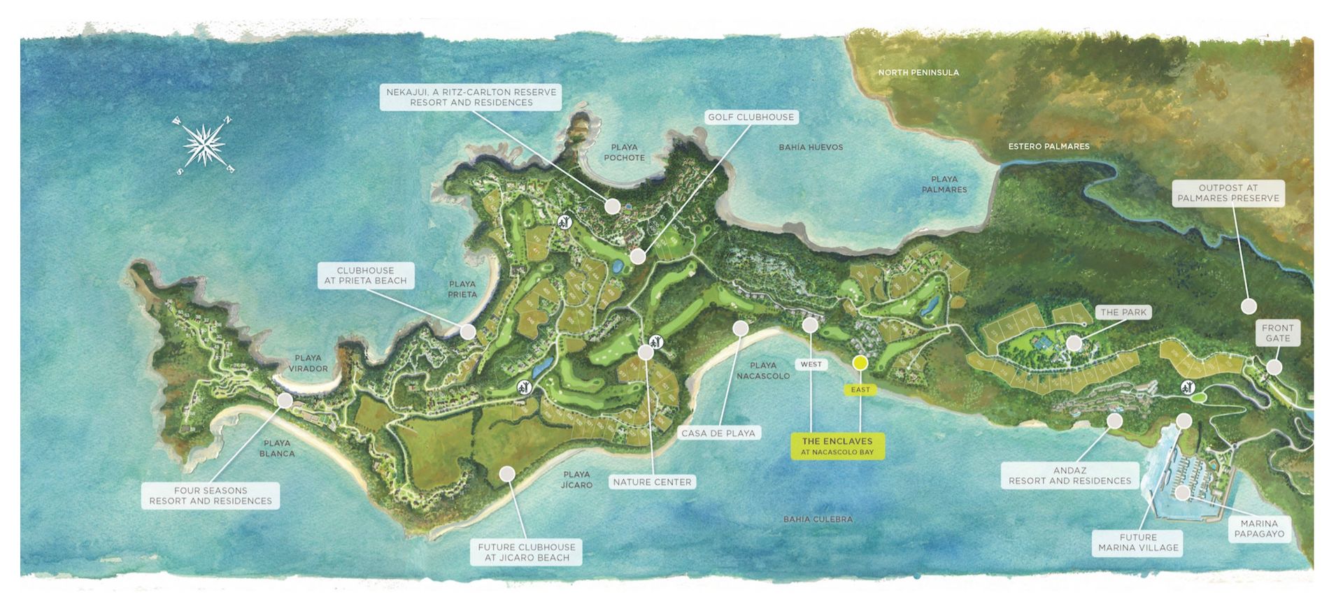 Enclave Residences for Sale in Peninsula Papagayo Costa Rica, Four Seasons Residences Costa Rica Oceanview Luxury Living, Ritz-C