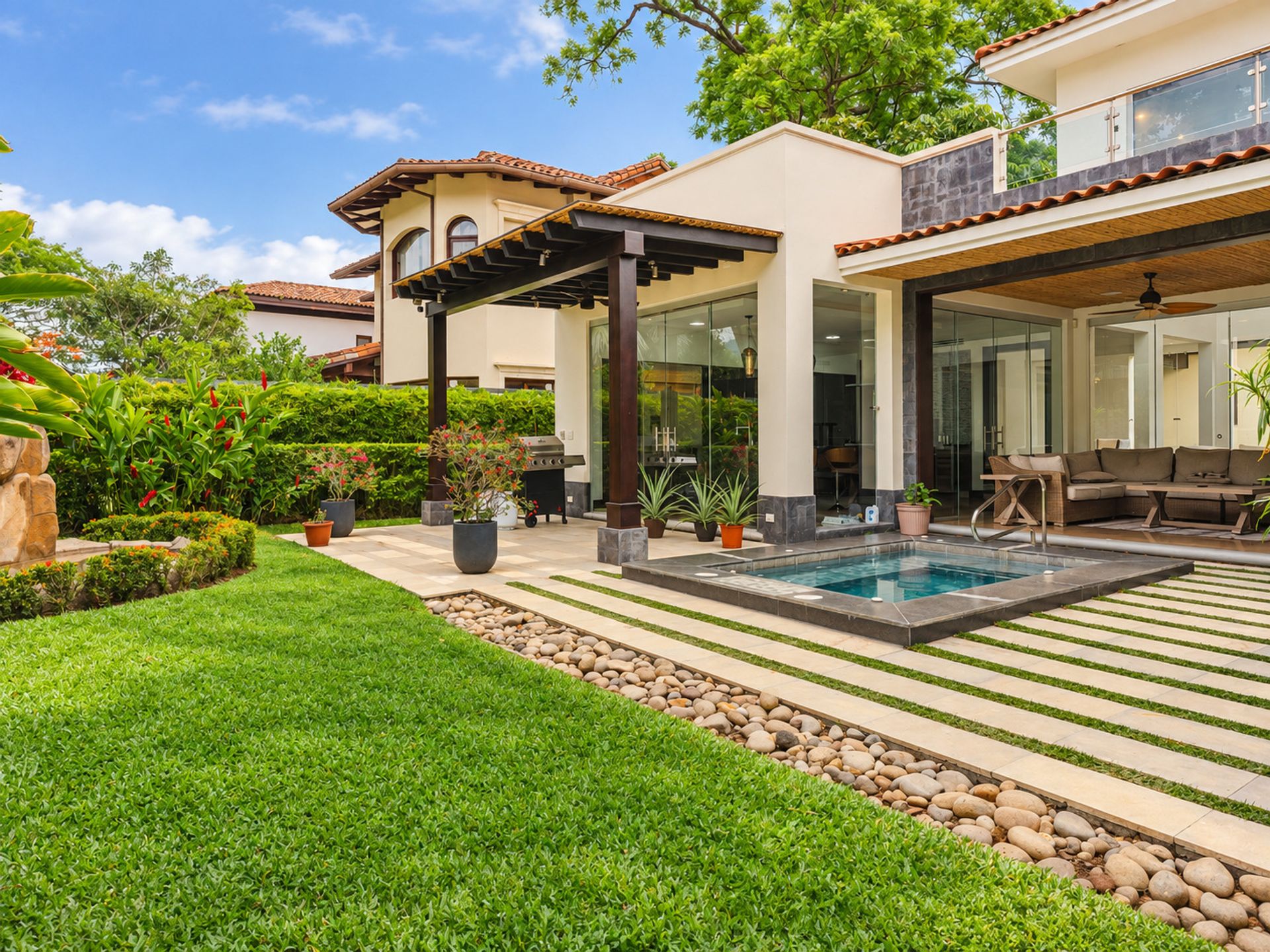 luxury house for sale Hacienda Lindora for sale Casa en santa ana costa rica BILASH AND CHARRON REAL ESTATE GROUP MARIA FERNANDA
