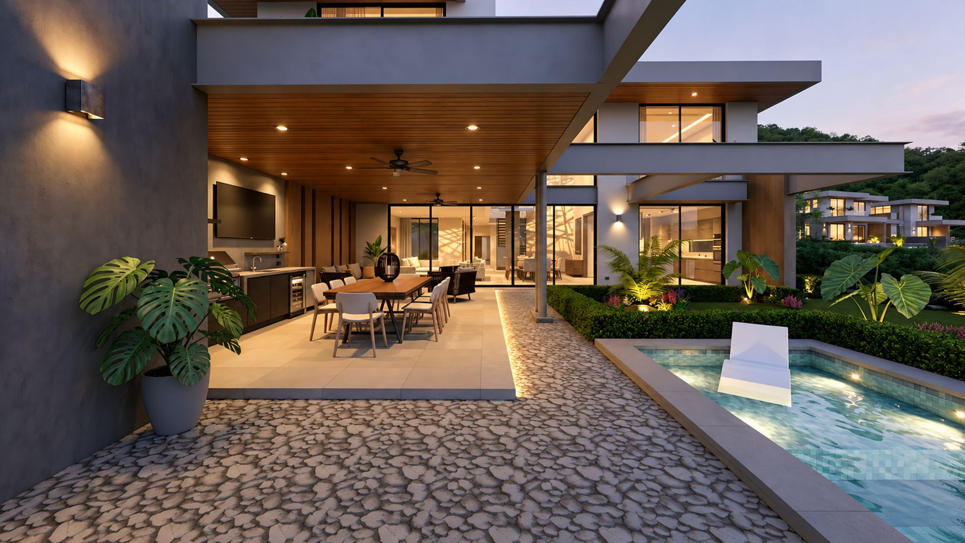 Luxury house for sale in villa real santa ana maria fernanda rivas bilash and charron real estate group costa rica