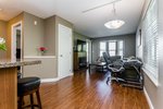 Living Room and Dining Room at 307 - 5454 198 Street, Langley