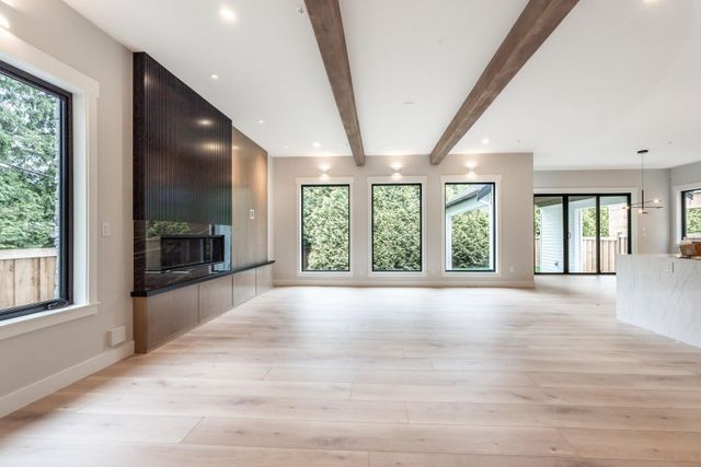 Living area with view to the rear lawn at 12853 Sheldrake Court, Silver Valley, Maple Ridge Living area with view to the rear lawn at 12853 Sheldrake Court, Silver Valley, Maple Ridge