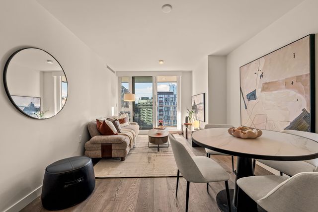 08-8x-on-the-park-1610-living-and-dining-room at 1610 - 1111 Richards Street, Vancouver West