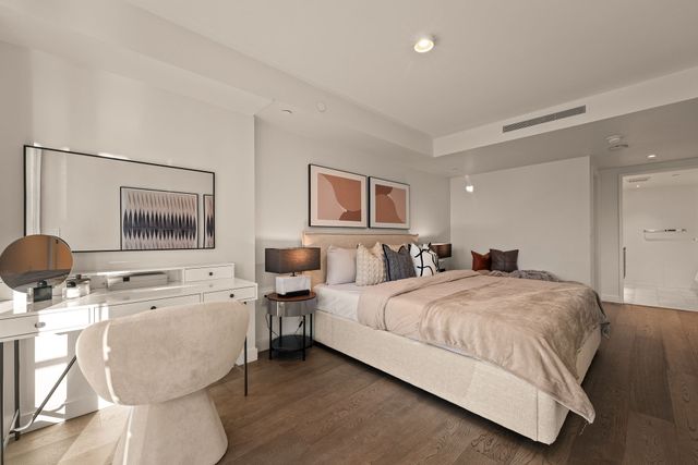 13-8x-on-the-park-1610-primary-bedroom-desk at 1610 - 1111 Richards Street, Vancouver West