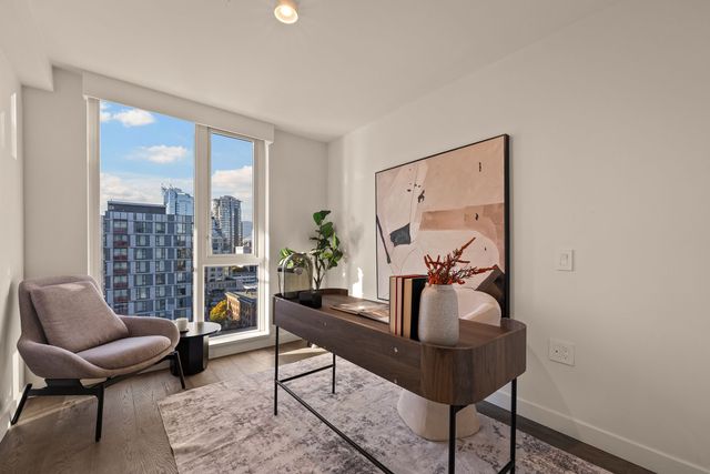 19-8x-on-the-park-1610-third-bedroom-home-office at 1610 - 1111 Richards Street, Vancouver West