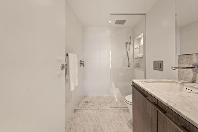 25-8x-on-the-park-1610-bathroom-marble-floor at 1610 - 1111 Richards Street, Vancouver West