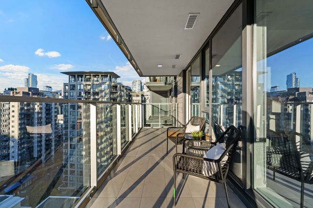 28-8x-on-the-park-1610-second-balcony at 1610 - 1111 Richards Street, Vancouver West