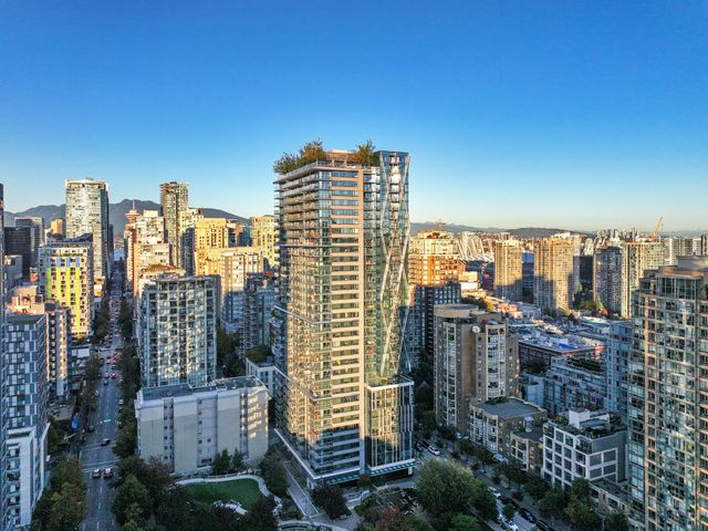 43-8x-on-the-park-1111-richards-aerial-view-downtown-south at 1610 - 1111 Richards Street, Vancouver West