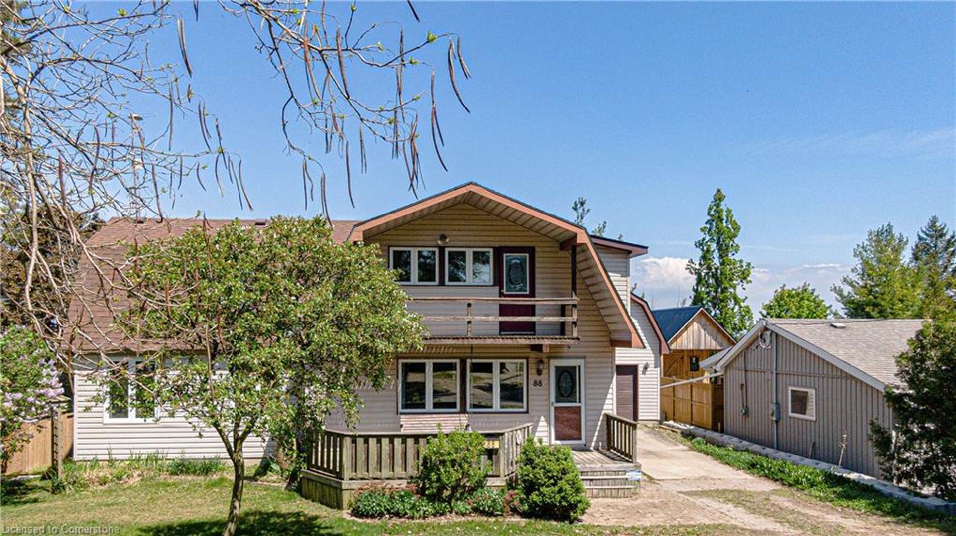 3-front-view-with-2-decks-upper-and-lower at 88 Woodstock Avenue, Long Point 3-front-view-with-2-decks-upper-and-lower at 88 Woodstock Avenue, Long Point