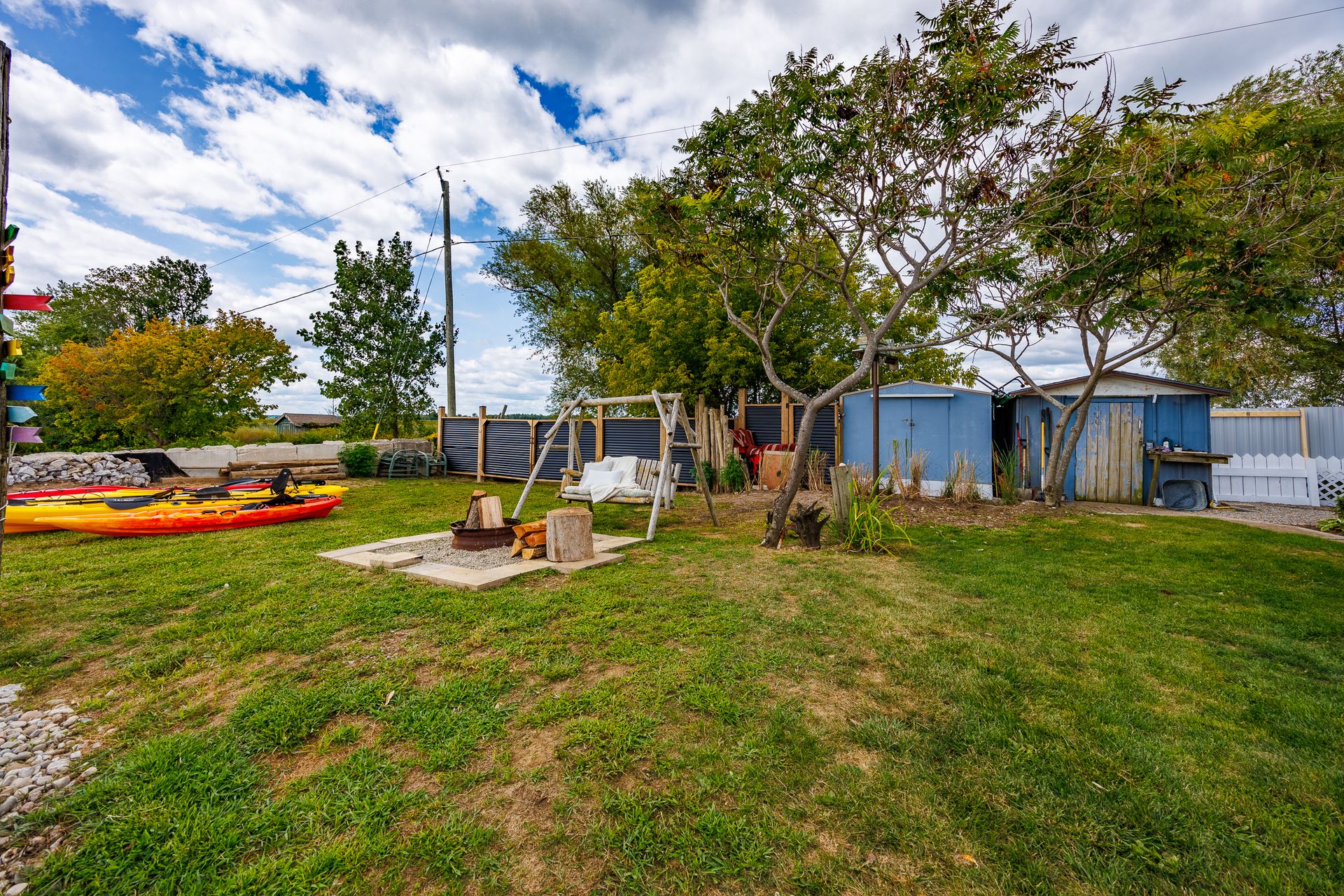 Yard at 221 - 223 Hastings Drive, Long Point Cottage Community, Long Point Yard at 221 - 223 Hastings Drive, Long Point Cottage Community, Long Point