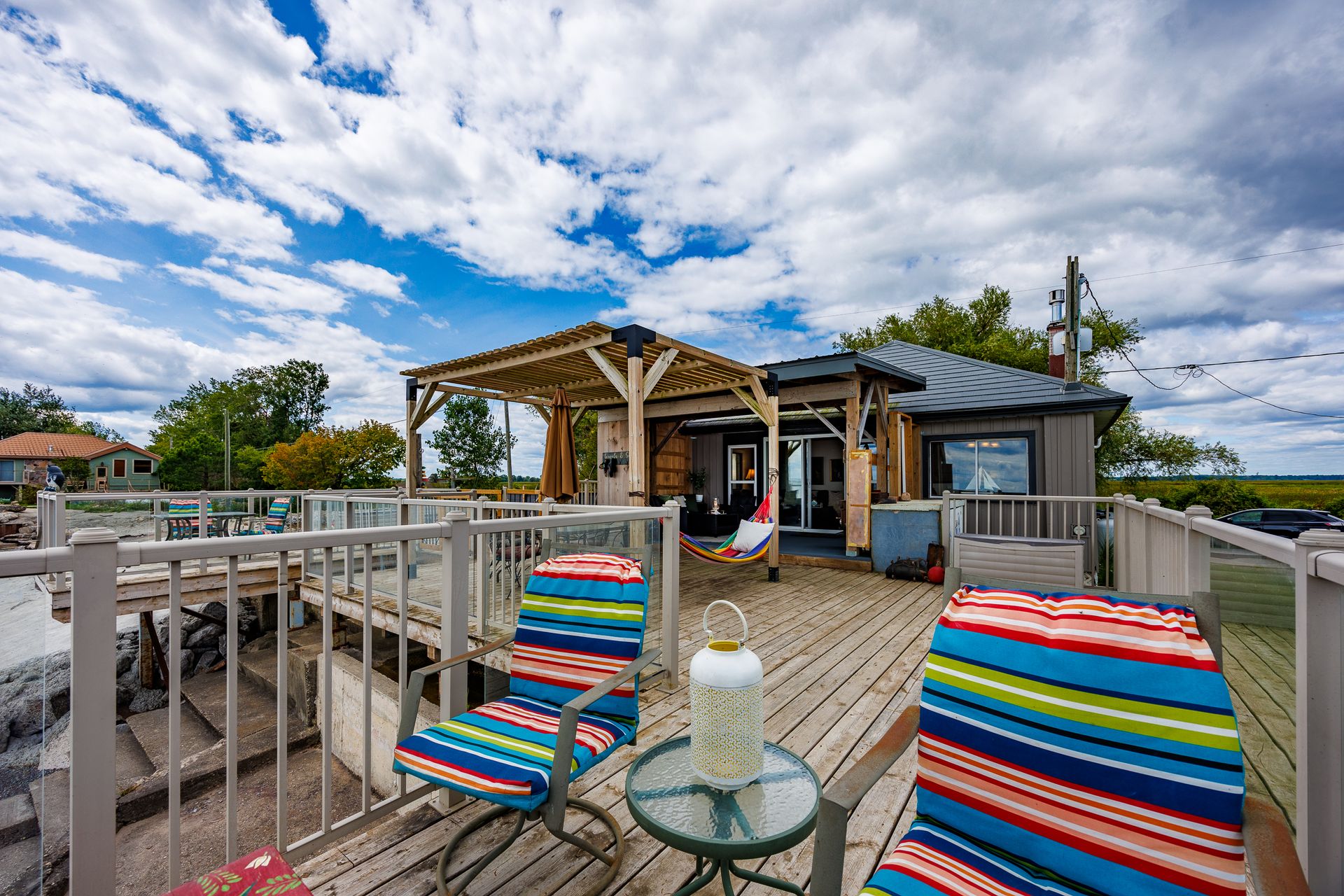 Deck at 221 - 223 Hastings Drive, Long Point Cottage Community, Long Point Deck at 221 - 223 Hastings Drive, Long Point Cottage Community, Long Point