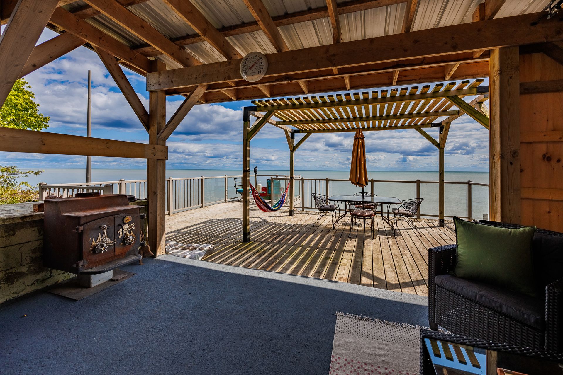 Patio at 221 - 223 Hastings Drive, Long Point Cottage Community, Long Point Patio at 221 - 223 Hastings Drive, Long Point Cottage Community, Long Point