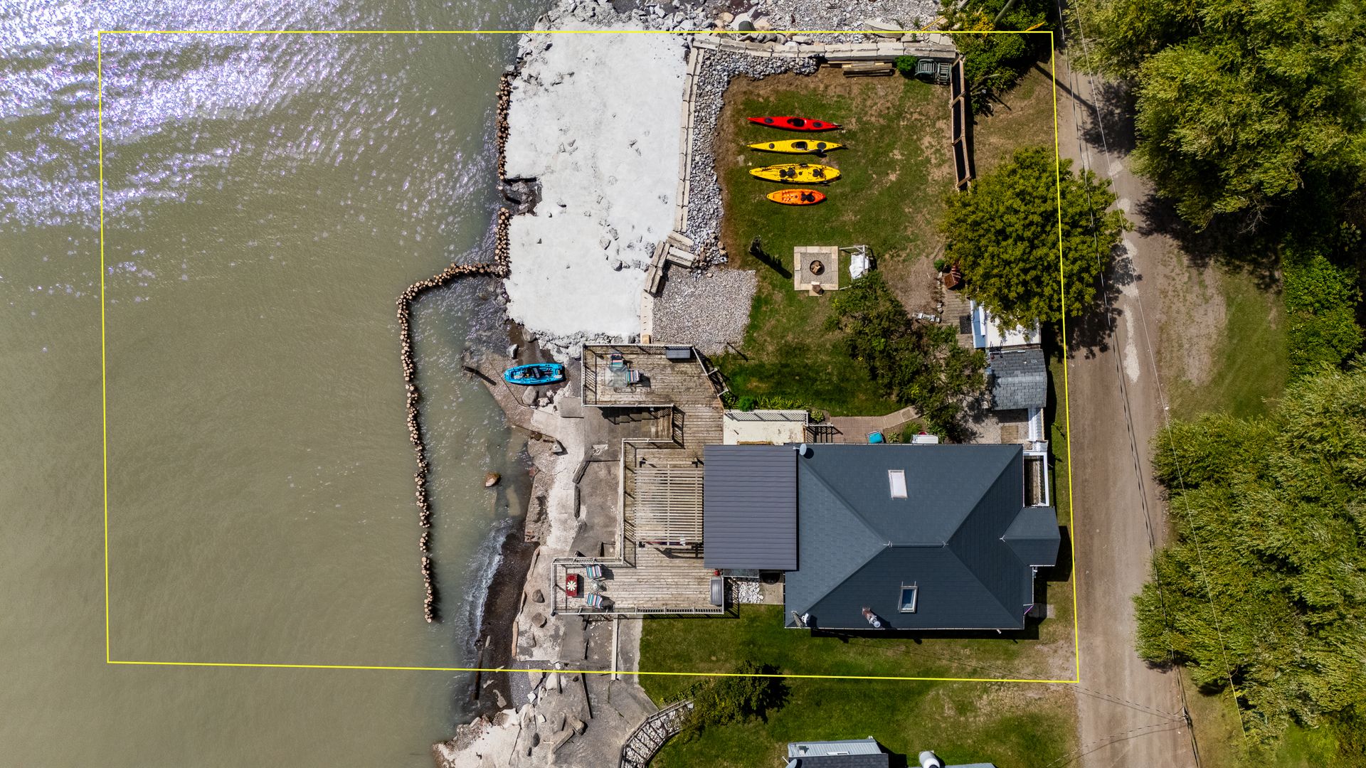 Aerial View at 221 - 223 Hastings Drive, Long Point Cottage Community, Long Point Aerial View at 221 - 223 Hastings Drive, Long Point Cottage Community, Long Point