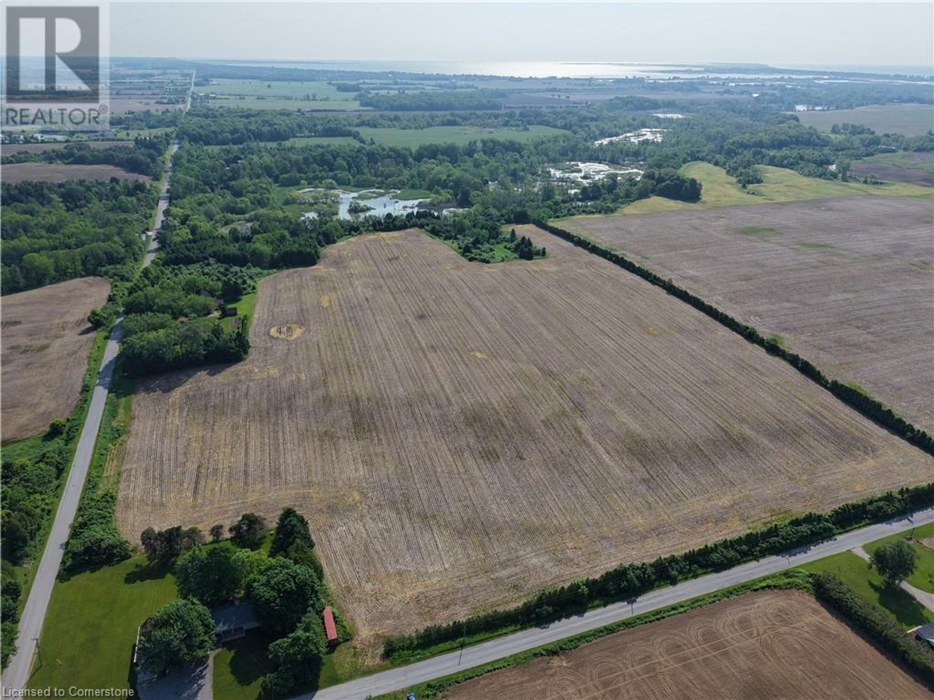 Big Creek Valley and Inner Long Point Bay to the east at 282 West Quarterline N/a Road, Port Rowan Big Creek Valley and Inner Long Point Bay to the east at 282 West Quarterline N/a Road, Port Rowan