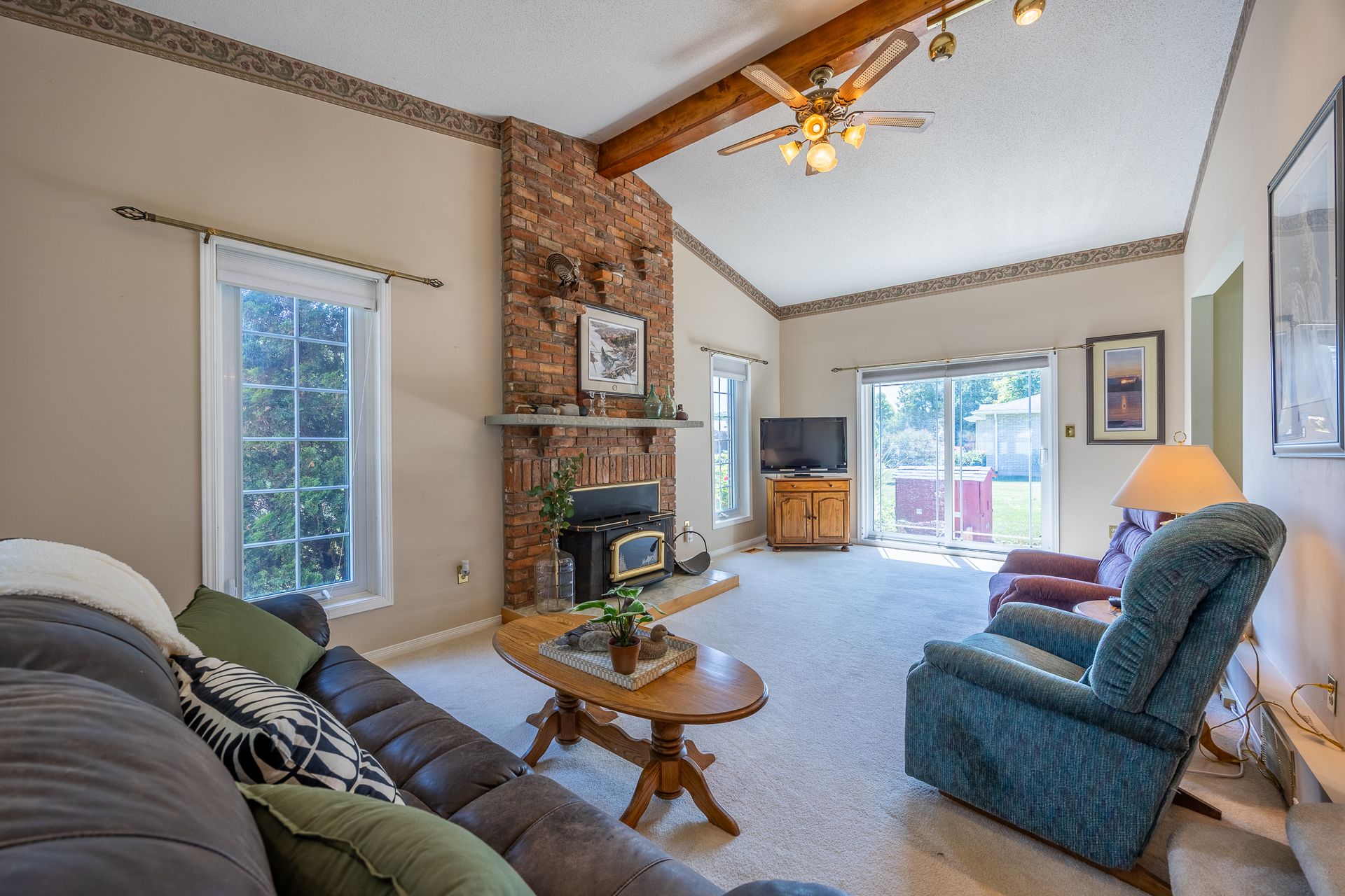 Living Room at 23 Backus Drive, Port Rowan Living Room at 23 Backus Drive, Port Rowan