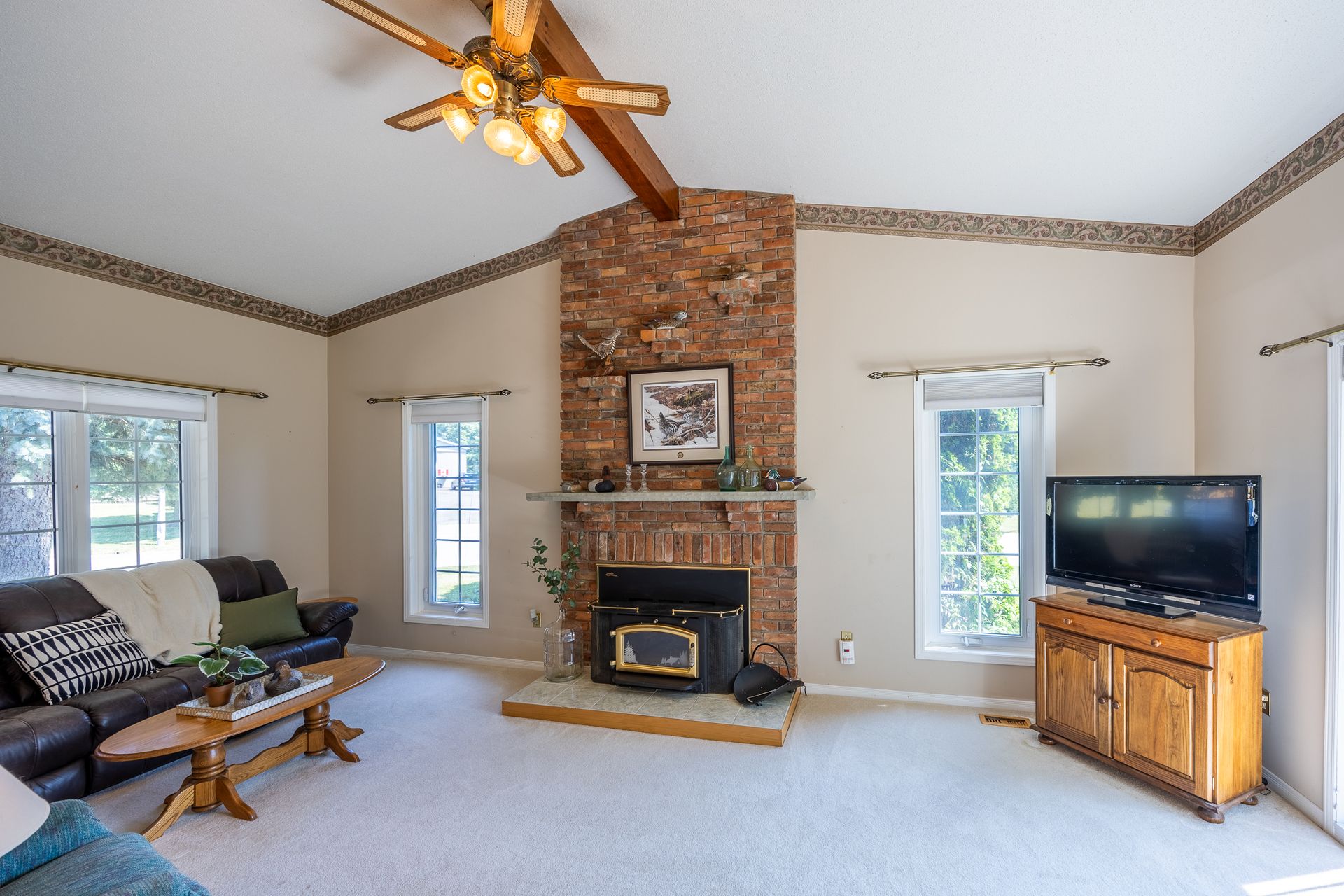 Living Room at 23 Backus Drive, Port Rowan Living Room at 23 Backus Drive, Port Rowan