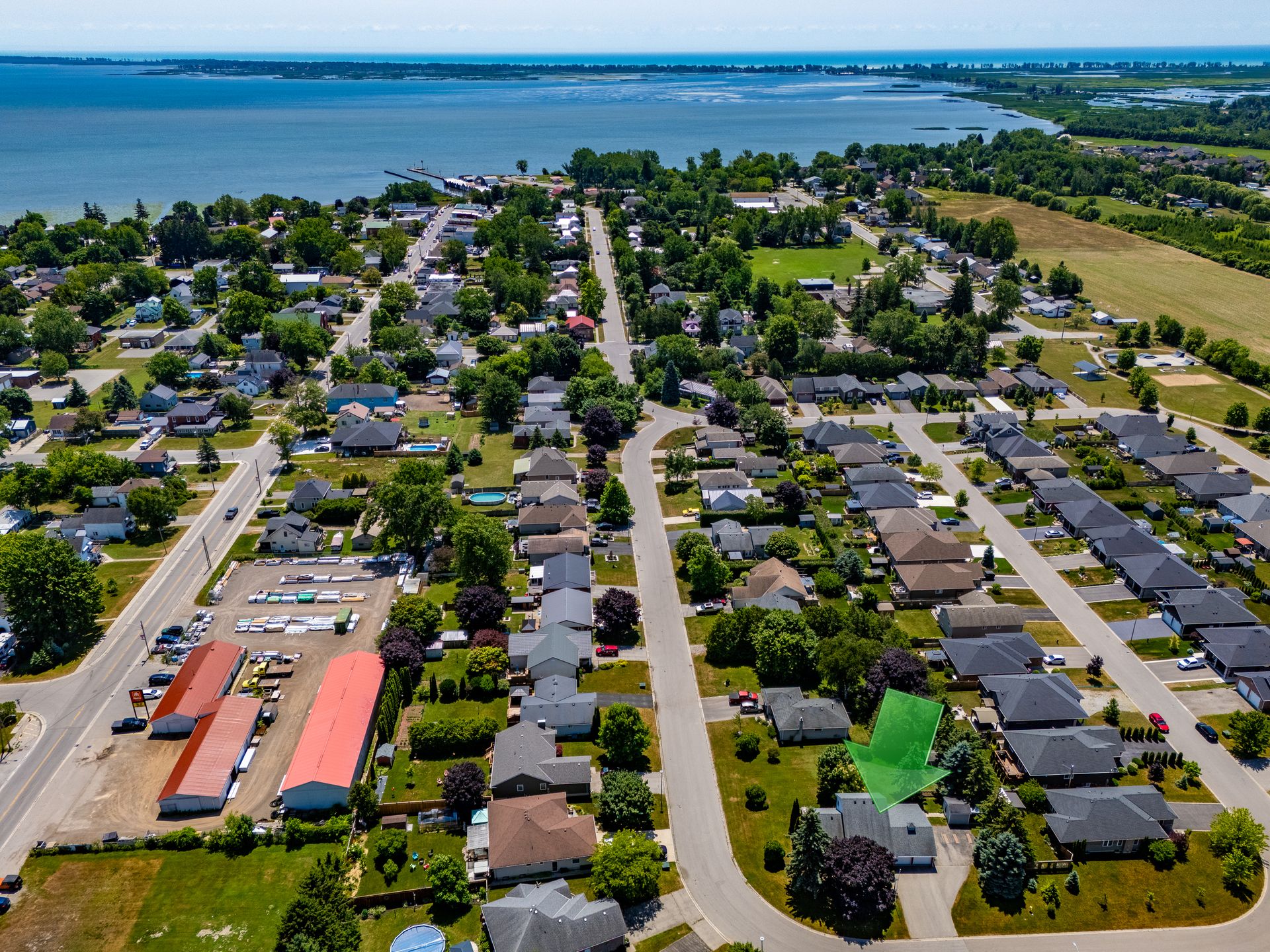 Aerial View at 23 Backus Drive, Port Rowan Aerial View at 23 Backus Drive, Port Rowan