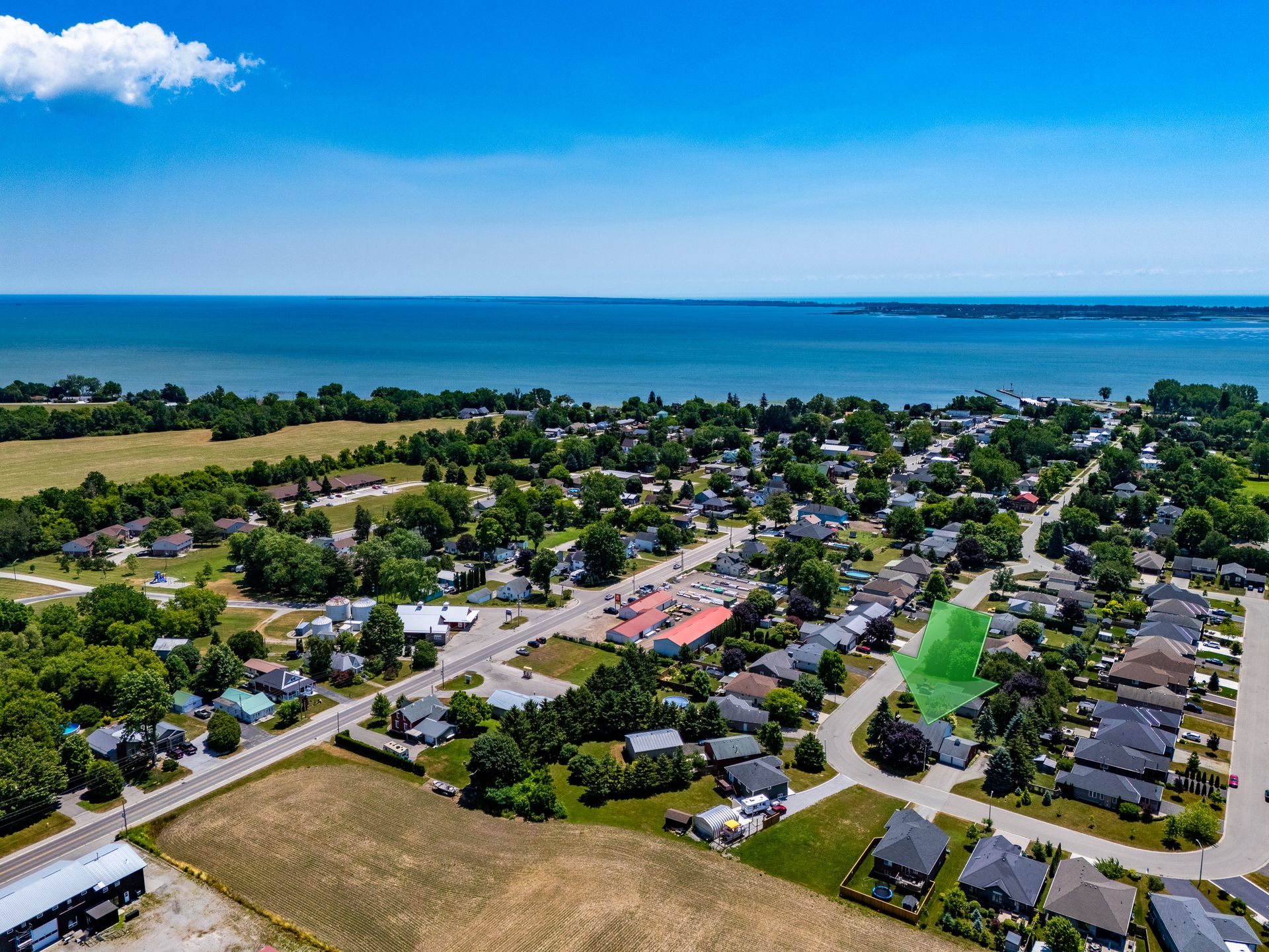 Aerial View at 23 Backus Drive, Port Rowan Aerial View at 23 Backus Drive, Port Rowan