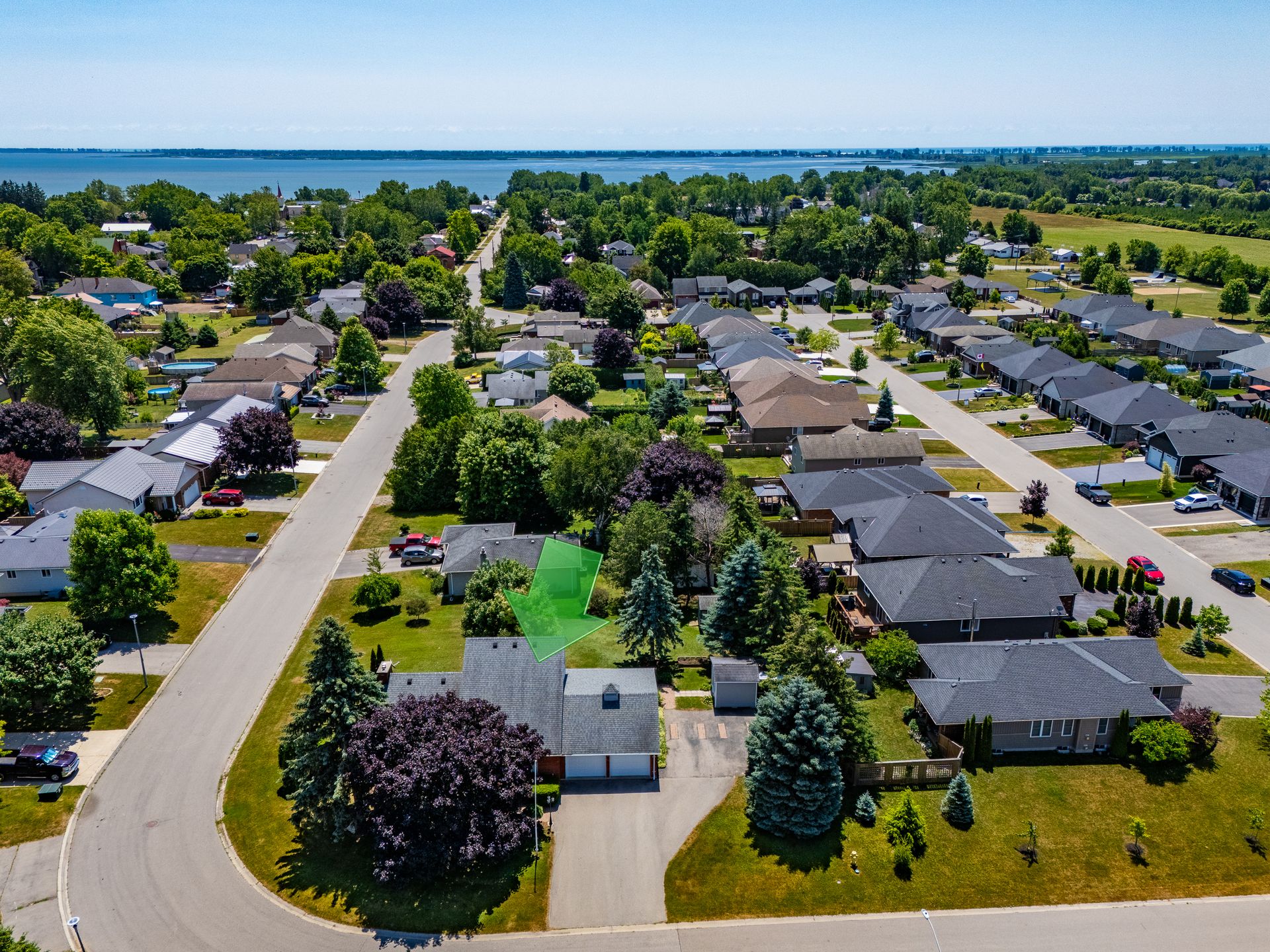 Aerial View at 23 Backus Drive, Port Rowan Aerial View at 23 Backus Drive, Port Rowan
