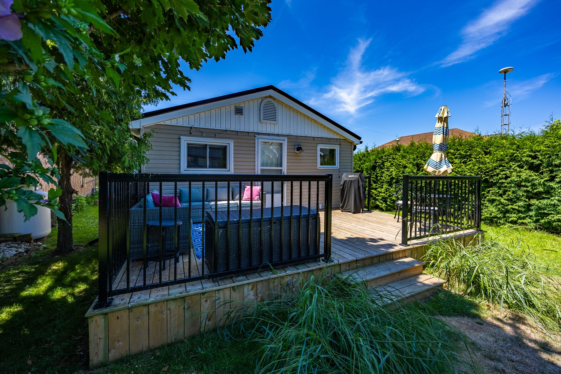 Back of Structure at 11 Bass Lane, Long Point Back of Structure at 11 Bass Lane, Long Point