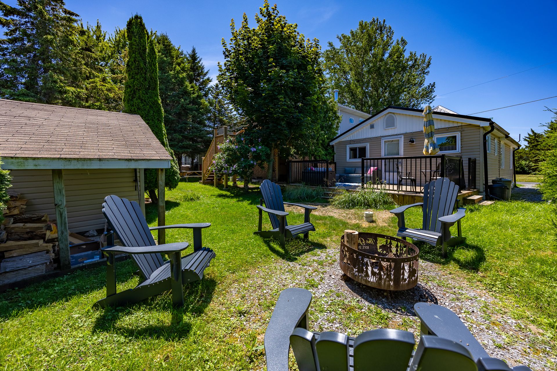 Yard at 11 Bass Lane, Long Point Yard at 11 Bass Lane, Long Point