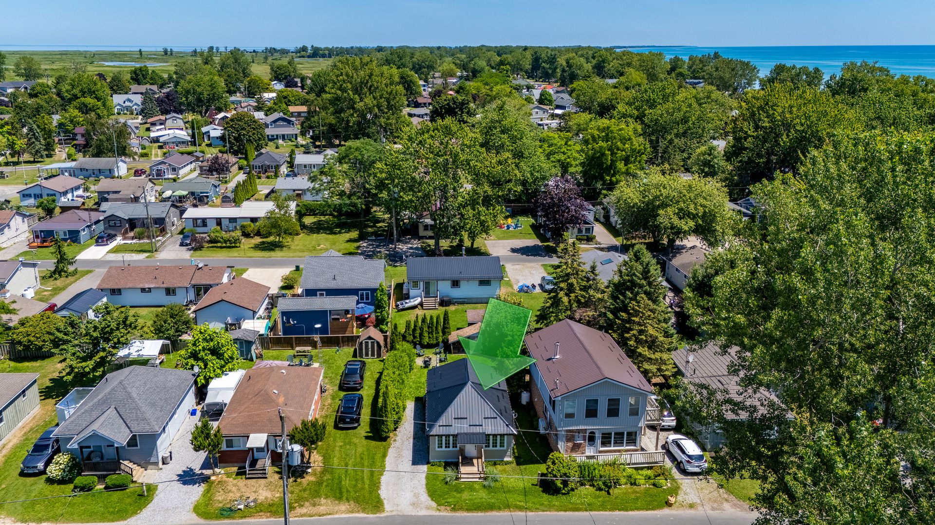 Aerial View at 11 Bass Lane, Long Point Aerial View at 11 Bass Lane, Long Point