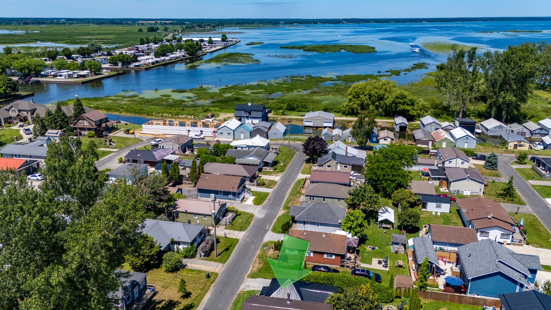 Aerial View at 11 Bass Lane, Long Point Aerial View at 11 Bass Lane, Long Point