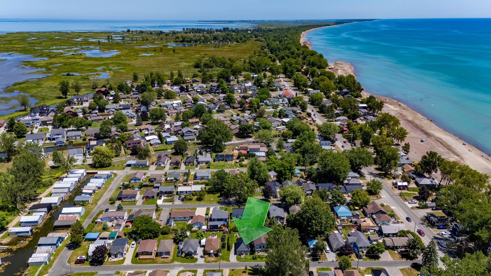 Aerial View at 11 Bass Lane, Long Point Aerial View at 11 Bass Lane, Long Point