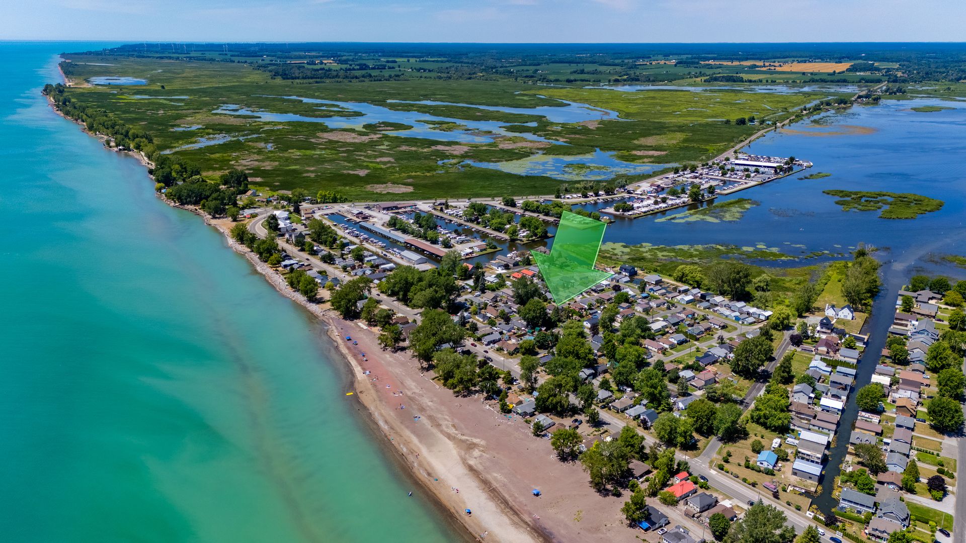 Aerial View at 11 Bass Lane, Long Point Aerial View at 11 Bass Lane, Long Point