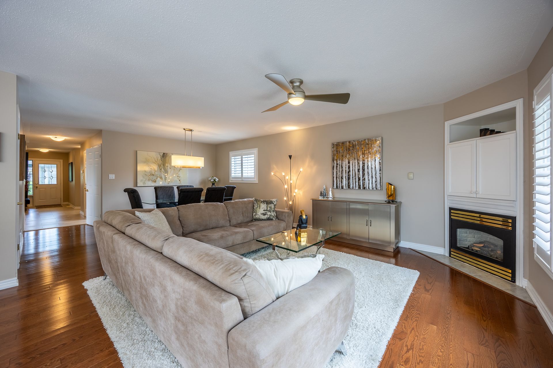 Living Room at 2 Carolina Way, Village of Long Point Bay, Port Rowan Living Room at 2 Carolina Way, Village of Long Point Bay, Port Rowan