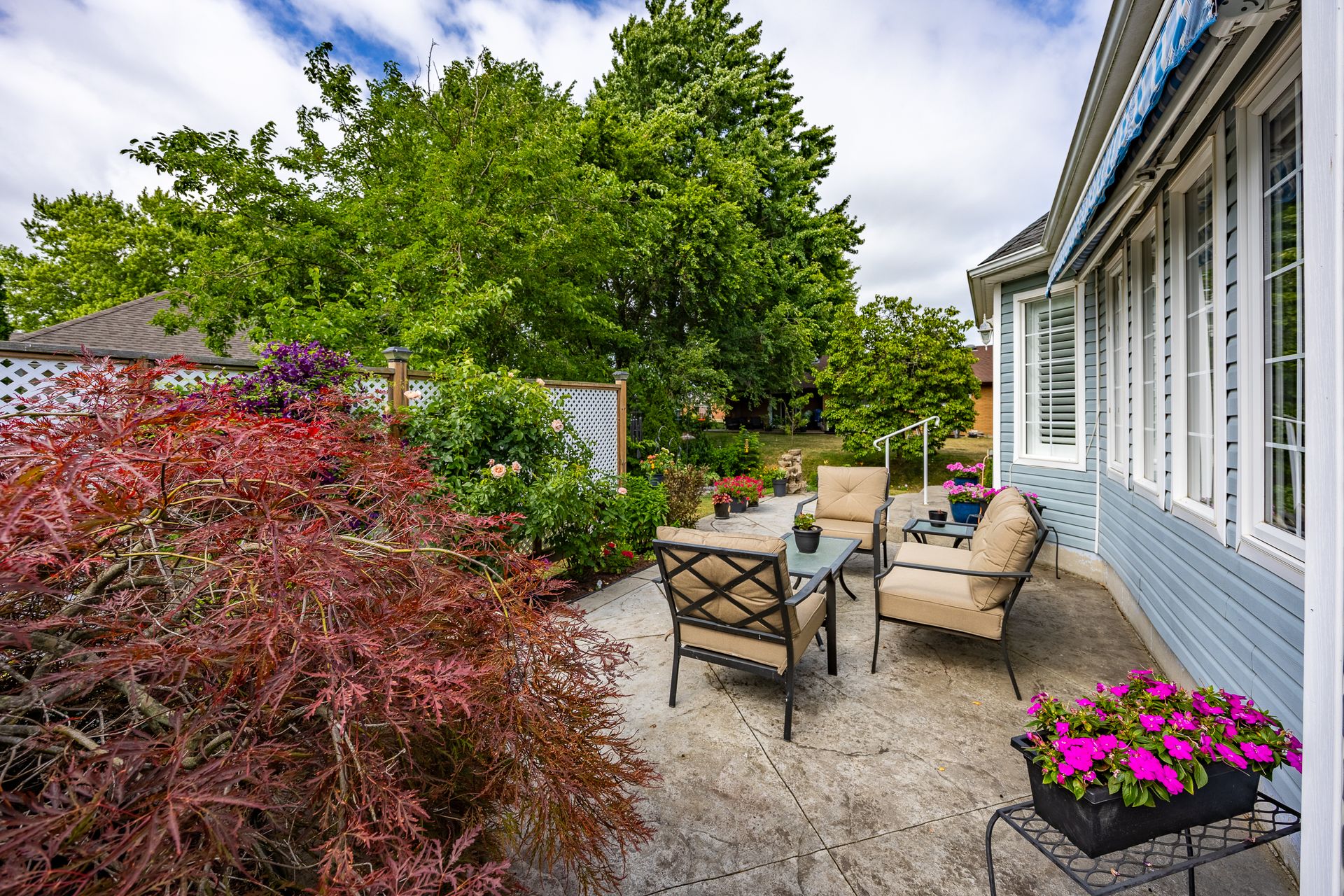 Patio at 2 Carolina Way, Village of Long Point Bay, Port Rowan Patio at 2 Carolina Way, Village of Long Point Bay, Port Rowan