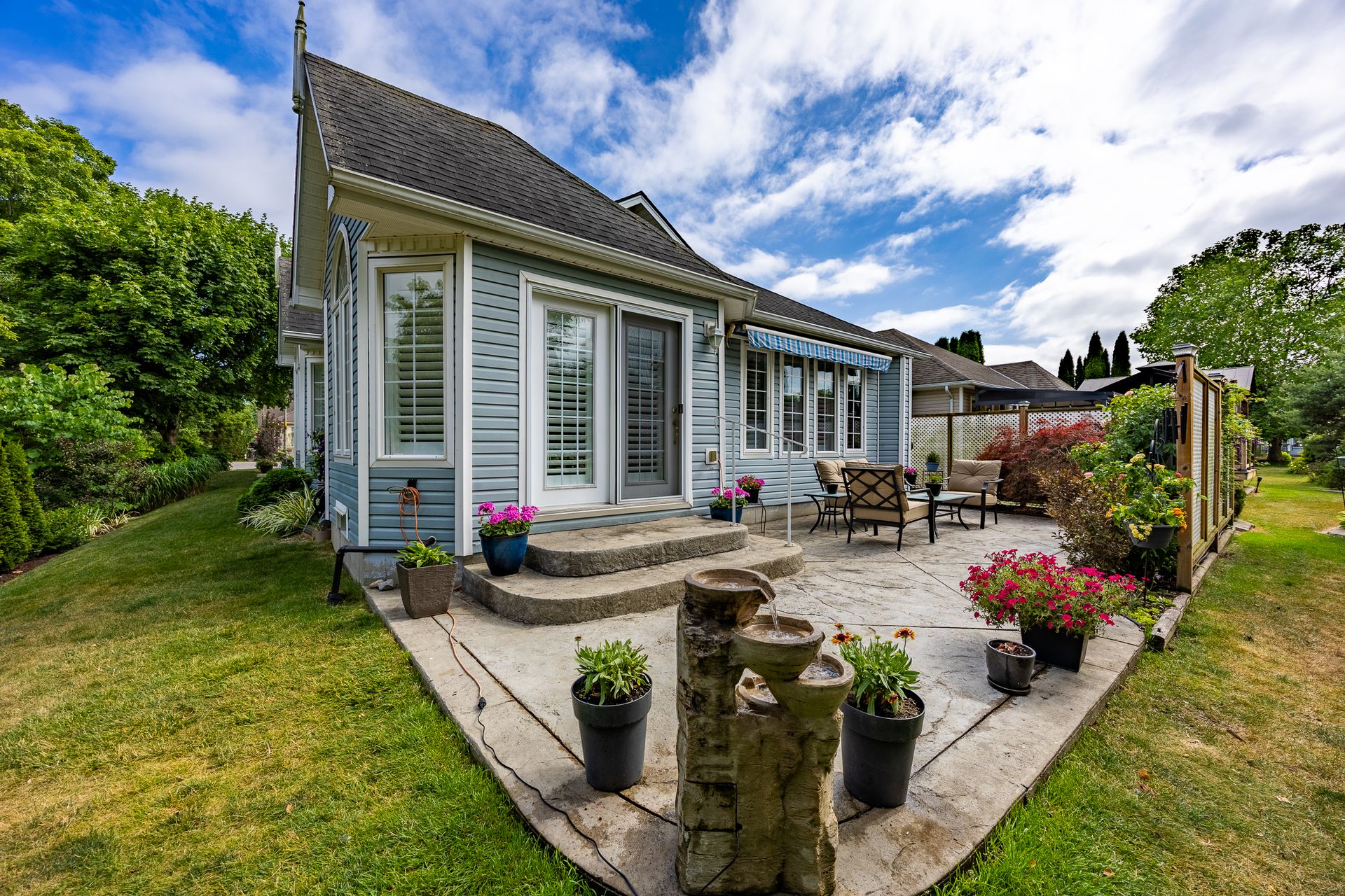Patio at 2 Carolina Way, Village of Long Point Bay, Port Rowan Patio at 2 Carolina Way, Village of Long Point Bay, Port Rowan