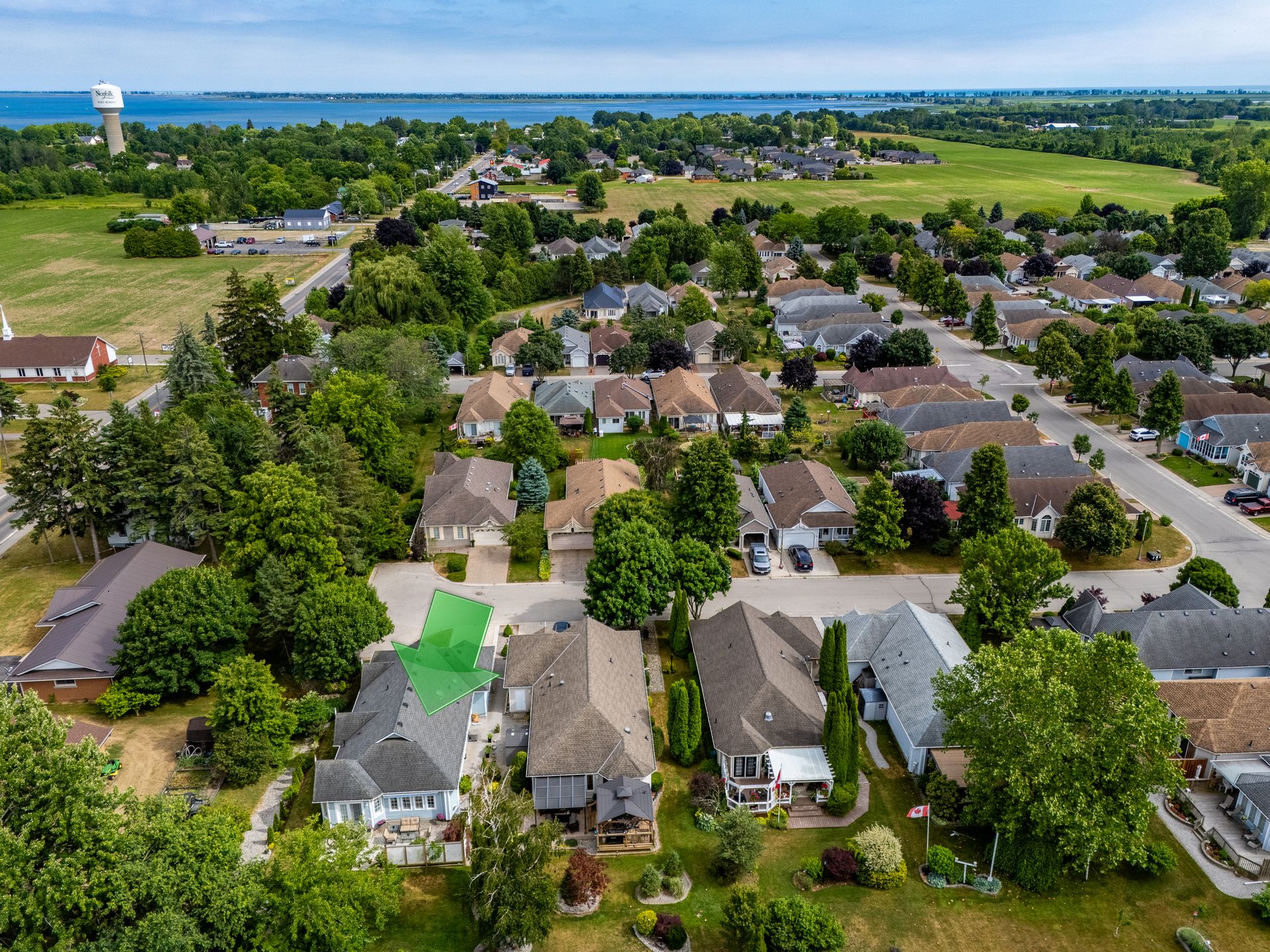 Aerial View at 2 Carolina Way, Village of Long Point Bay, Port Rowan Aerial View at 2 Carolina Way, Village of Long Point Bay, Port Rowan