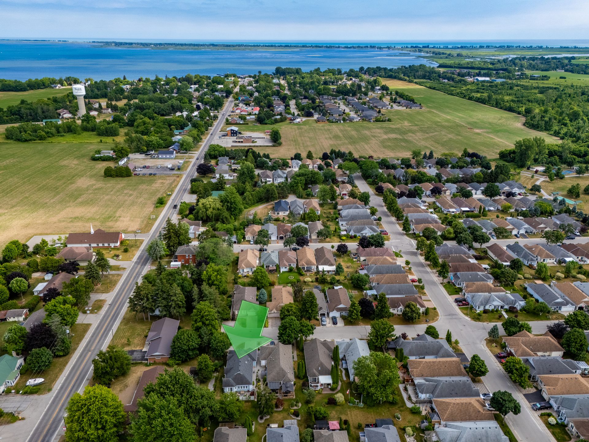 Aerial View at 2 Carolina Way, Village of Long Point Bay, Port Rowan Aerial View at 2 Carolina Way, Village of Long Point Bay, Port Rowan