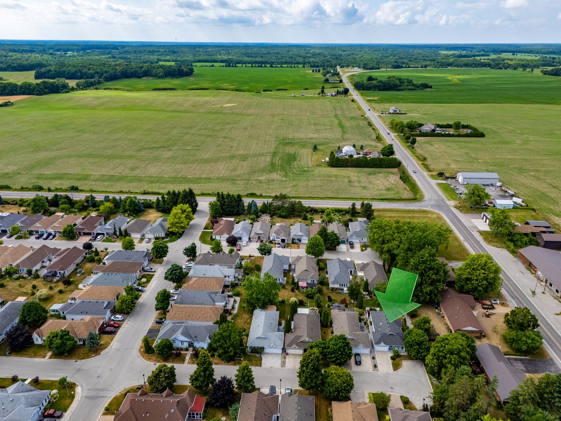 Aerial View at 2 Carolina Way, Village of Long Point Bay, Port Rowan Aerial View at 2 Carolina Way, Village of Long Point Bay, Port Rowan