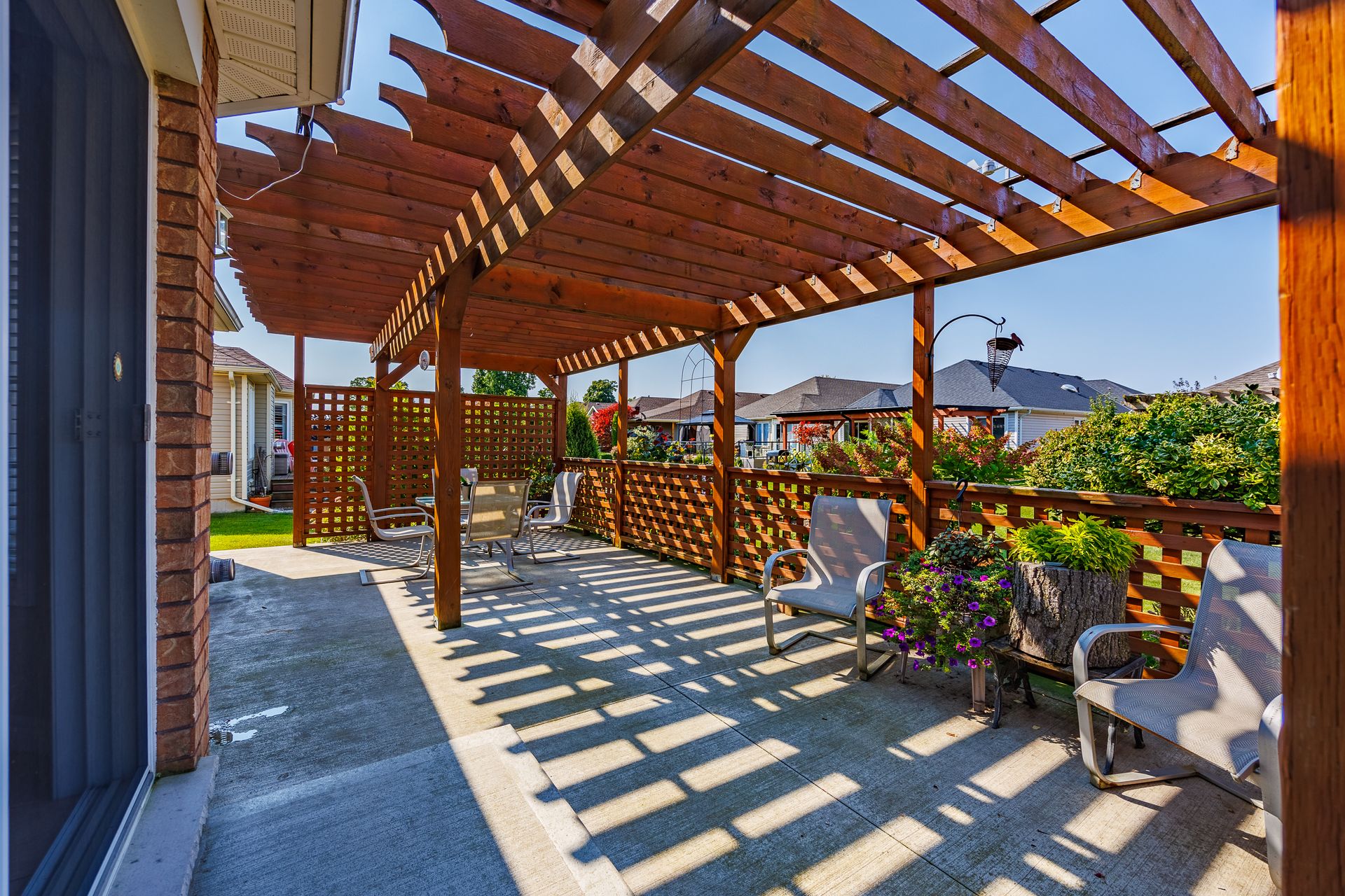 Patio at 103 Upper Canada Drive, Village of Long Point Bay, Port Rowan Patio at 103 Upper Canada Drive, Village of Long Point Bay, Port Rowan