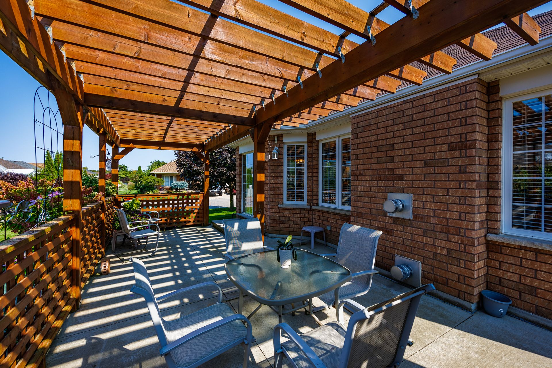 Patio at 103 Upper Canada Drive, Village of Long Point Bay, Port Rowan Patio at 103 Upper Canada Drive, Village of Long Point Bay, Port Rowan