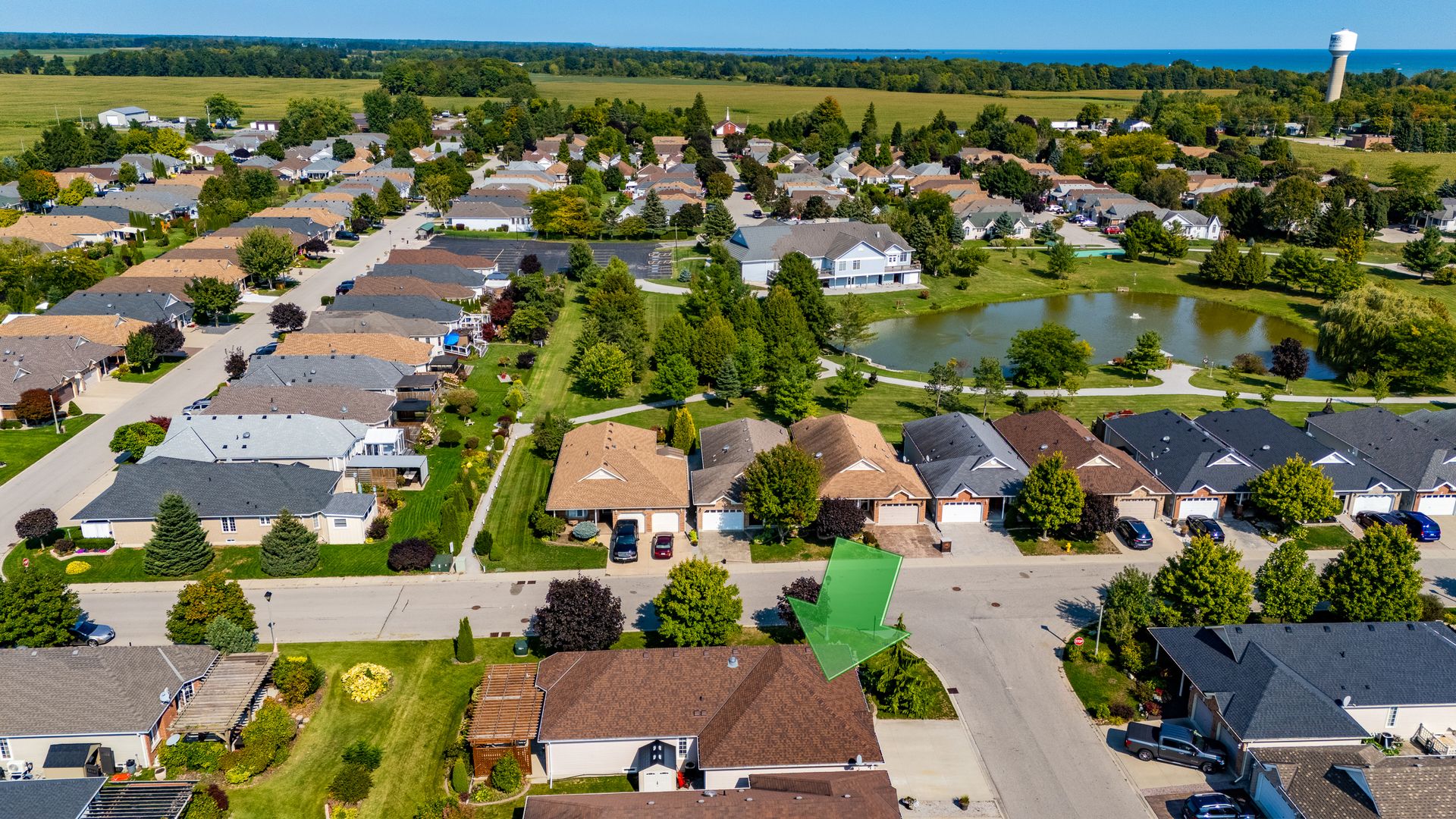 Aerial View at 103 Upper Canada Drive, Village of Long Point Bay, Port Rowan Aerial View at 103 Upper Canada Drive, Village of Long Point Bay, Port Rowan
