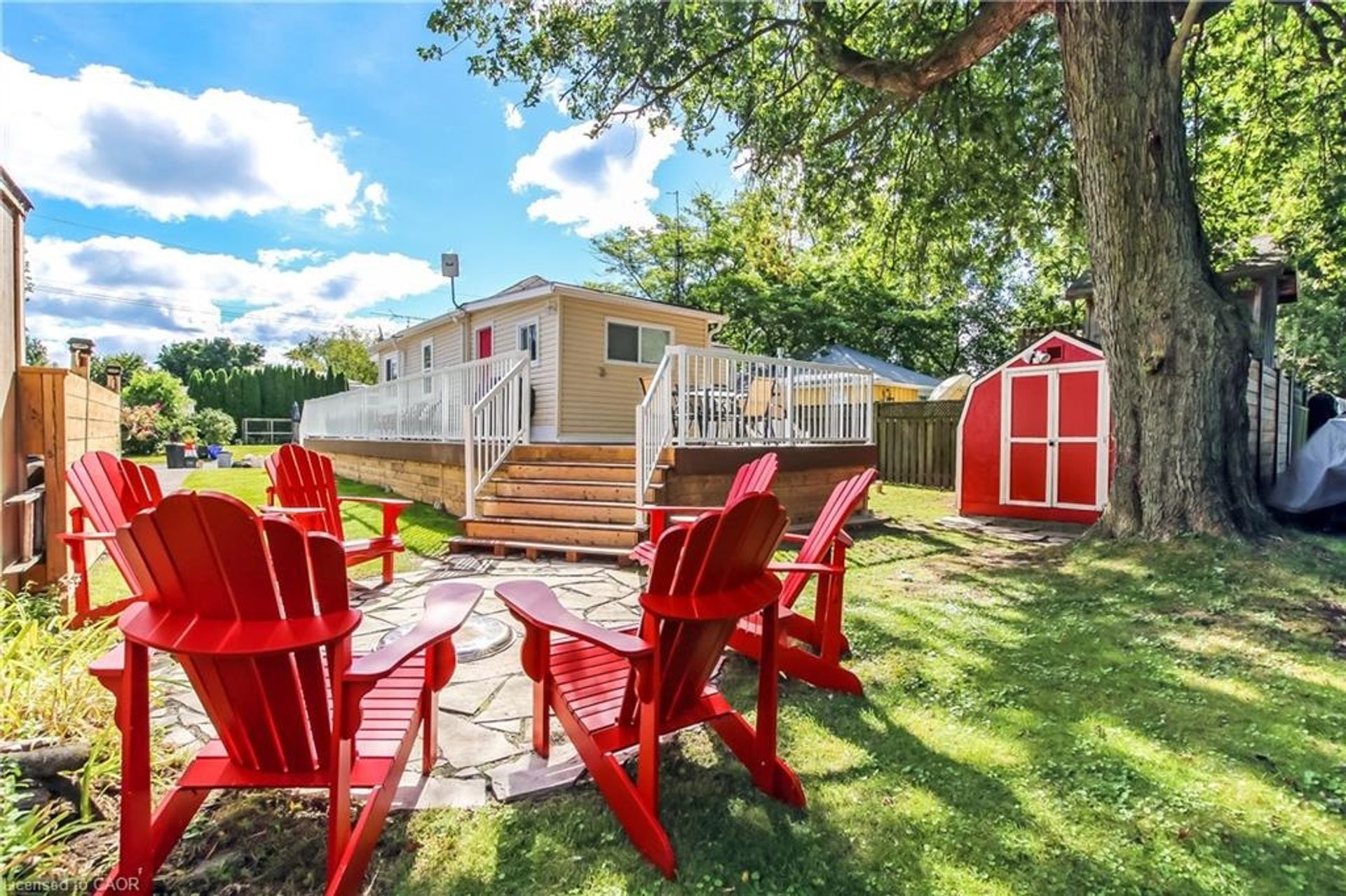 Yard at 10 Fourth Avenue, Long Point Yard at 10 Fourth Avenue, Long Point