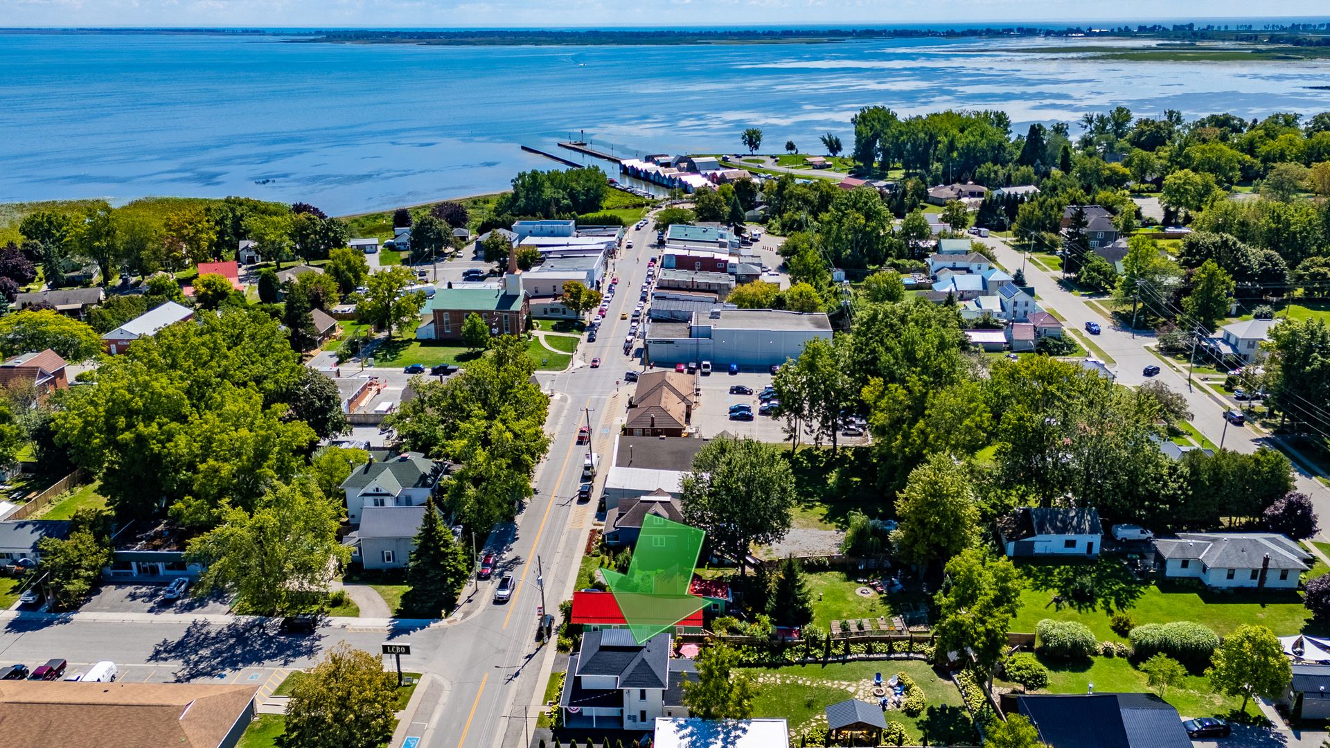 Aerial View at 1047 Bay Street, Port Rowan Aerial View at 1047 Bay Street, Port Rowan