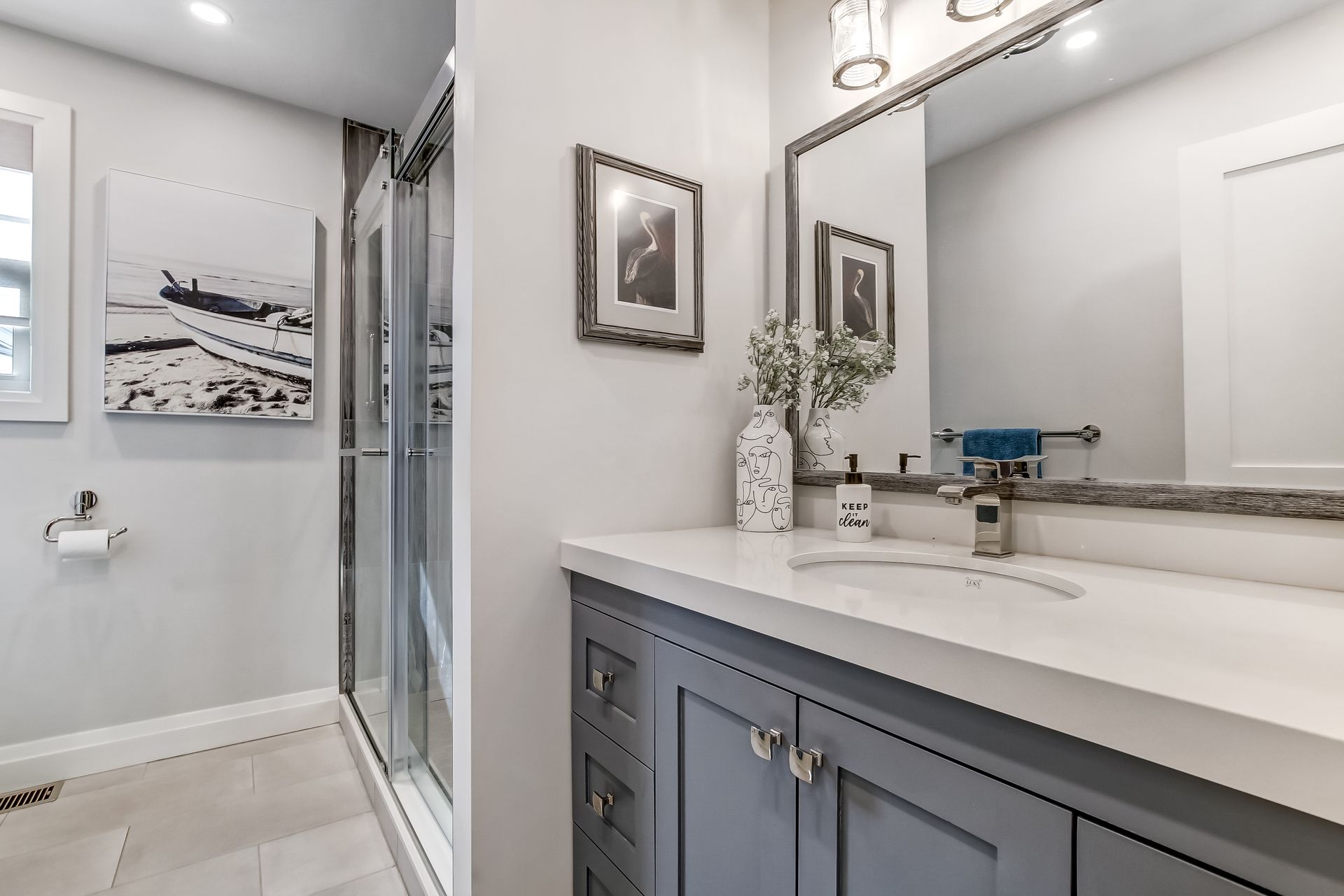 2nd floor guest bathroom at 86 Old Cut Boulevard, Long Point Cottage Community, Long Point 2nd floor guest bathroom at 86 Old Cut Boulevard, Long Point Cottage Community, Long Point