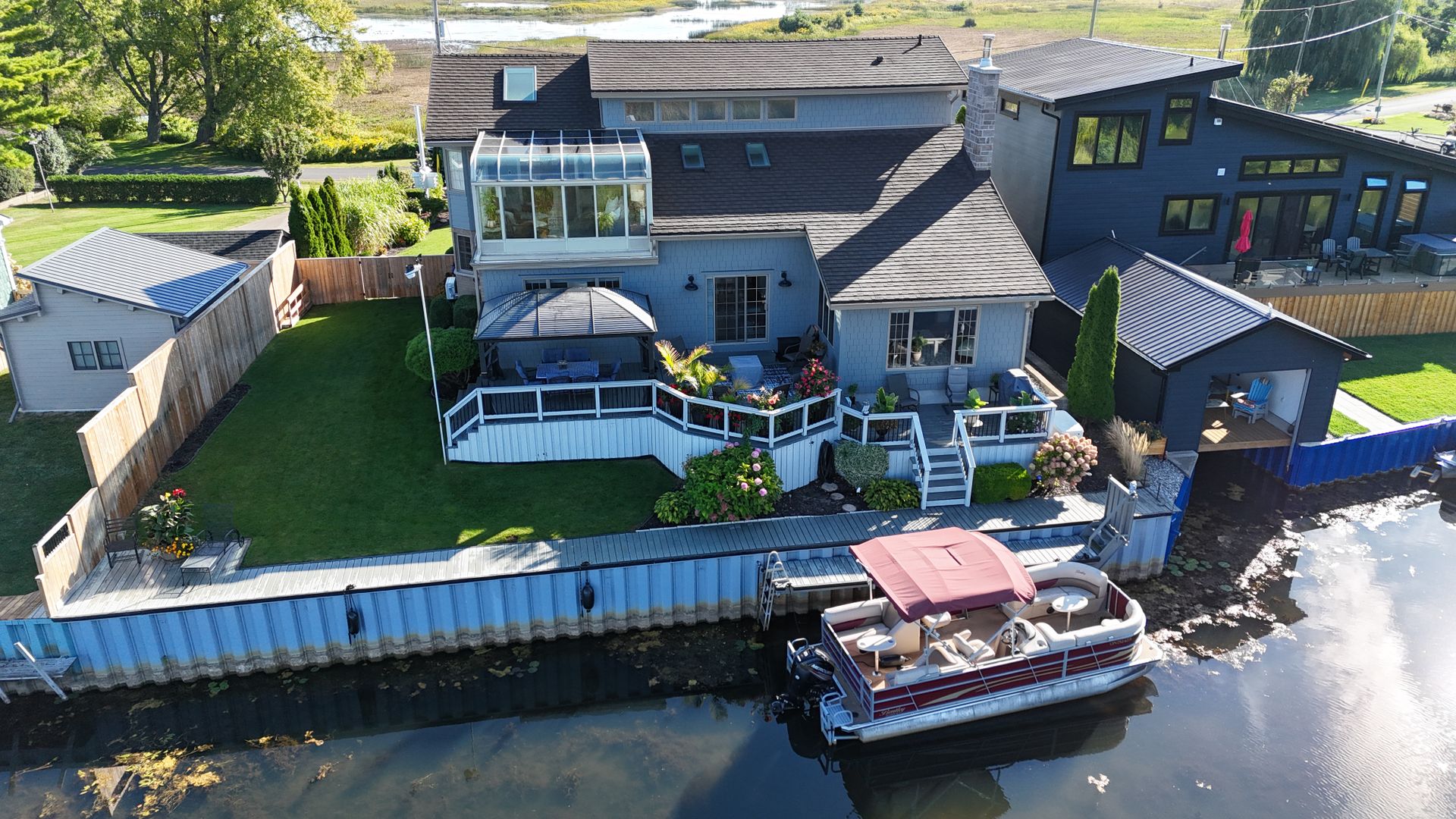 Your own oasis with boat dockage at 86 Old Cut Boulevard, Long Point Cottage Community, Long Point Your own oasis with boat dockage at 86 Old Cut Boulevard, Long Point Cottage Community, Long Point